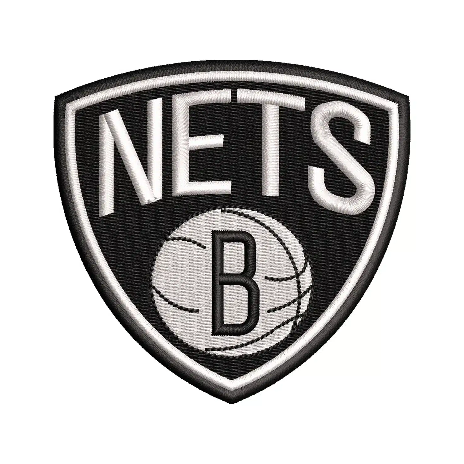 Brooklyn Nets Logo Embroidery Design