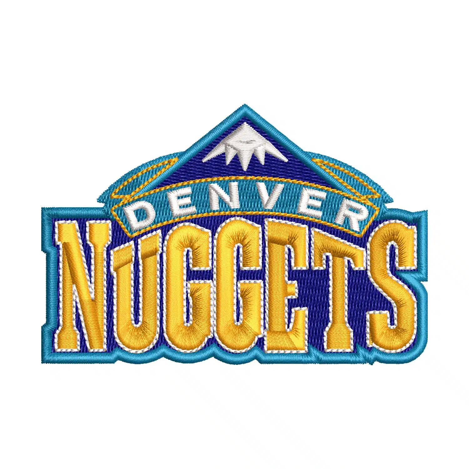 Denver Nuggets Embroidery Design