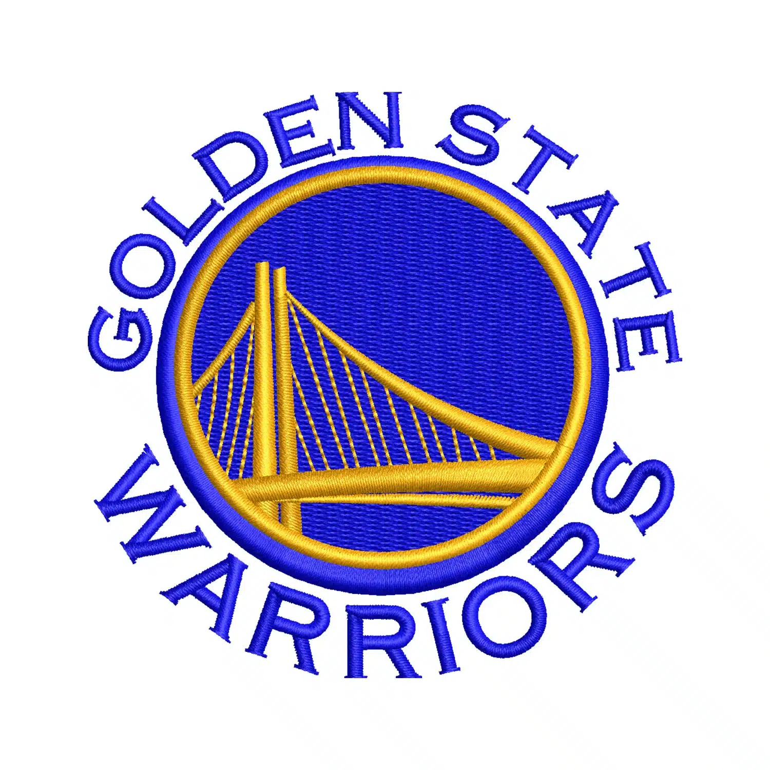 Golden State Warriors Embroidery Design
