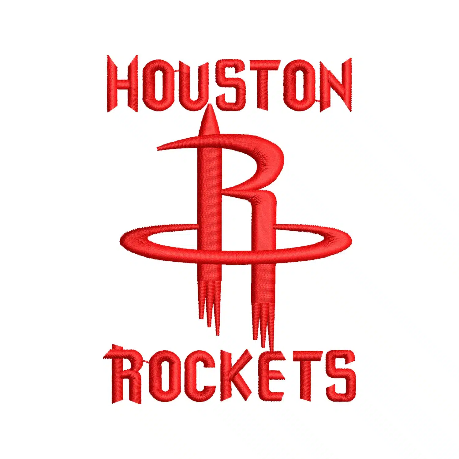 Houston Rockets Embroidery Design