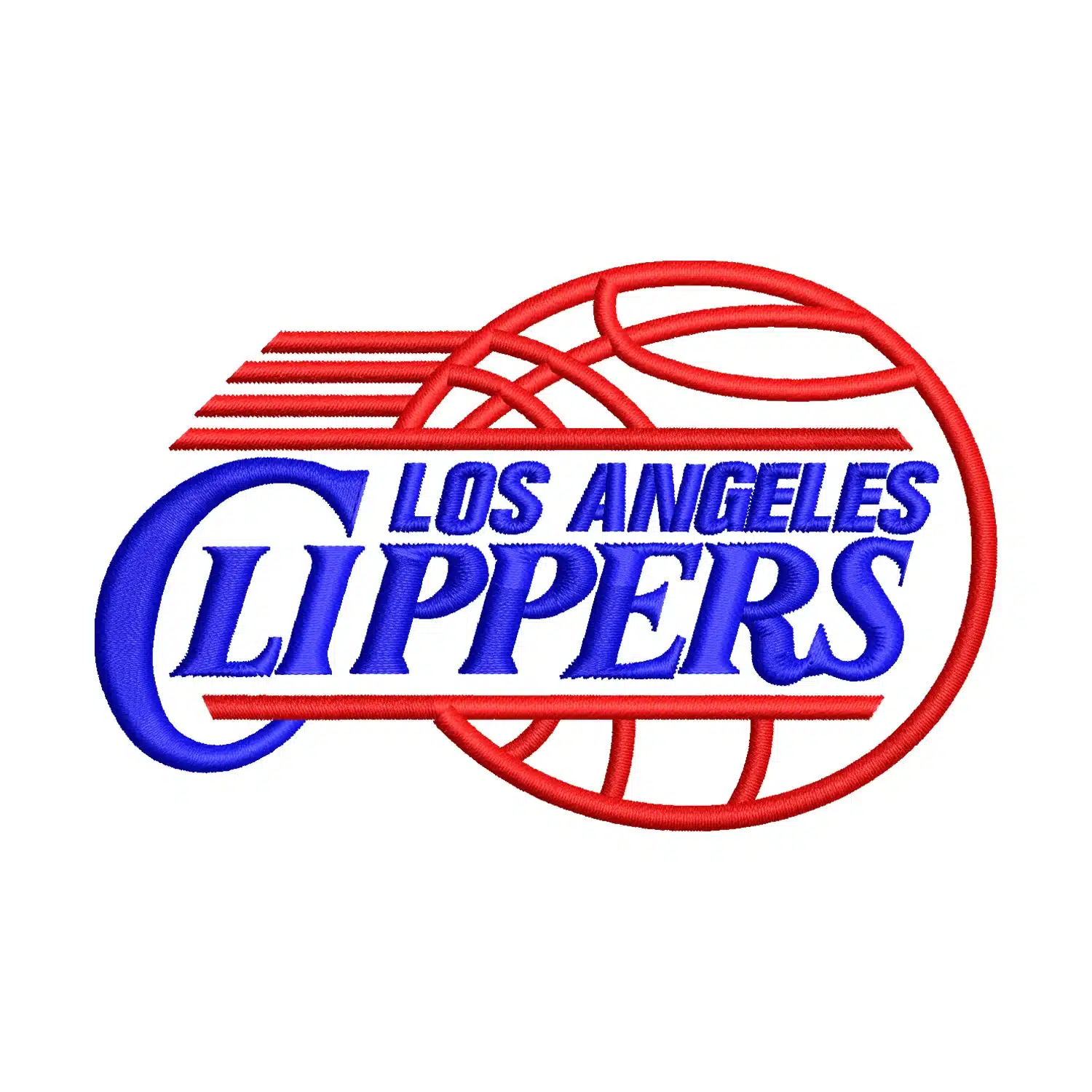 Los Angeles Clippers Embroidery Design