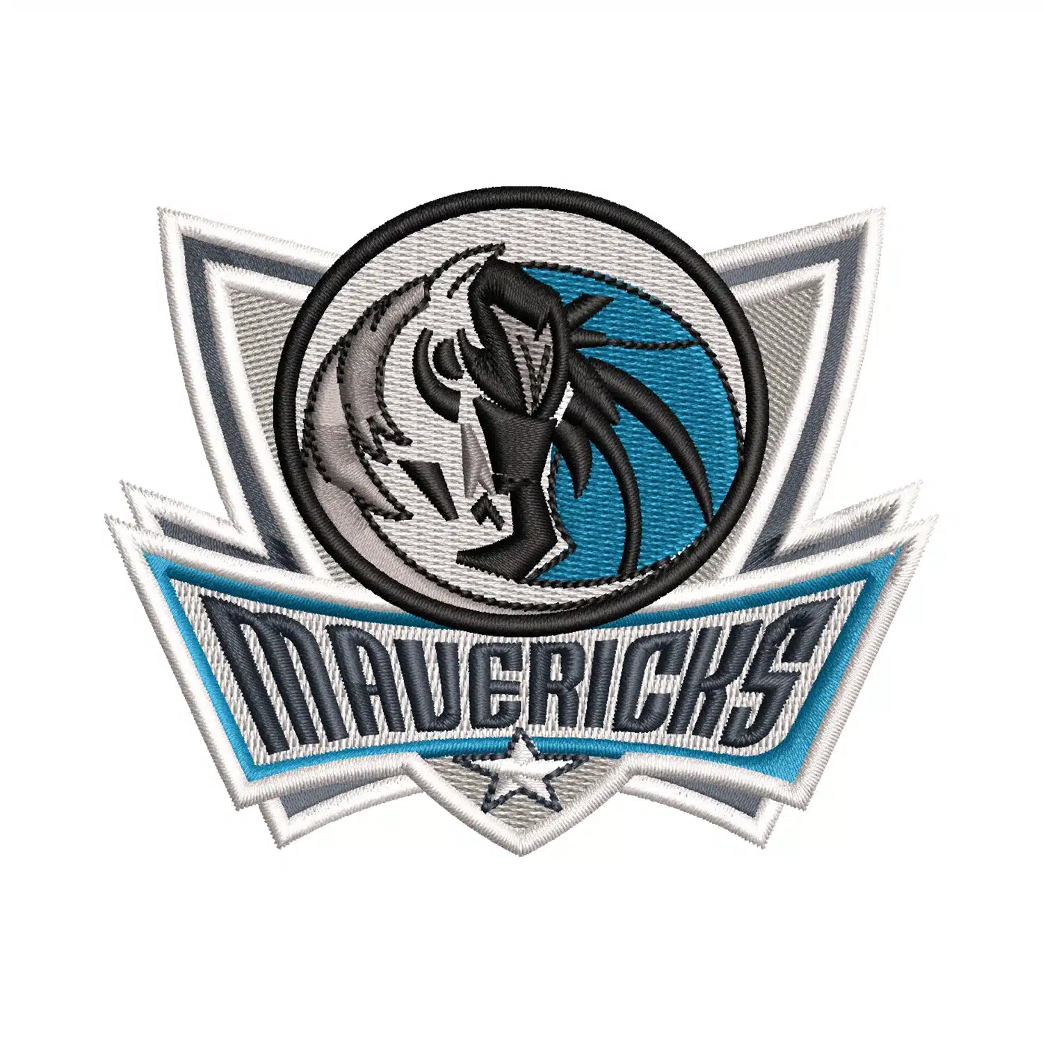 Mavericks Embroidery Design