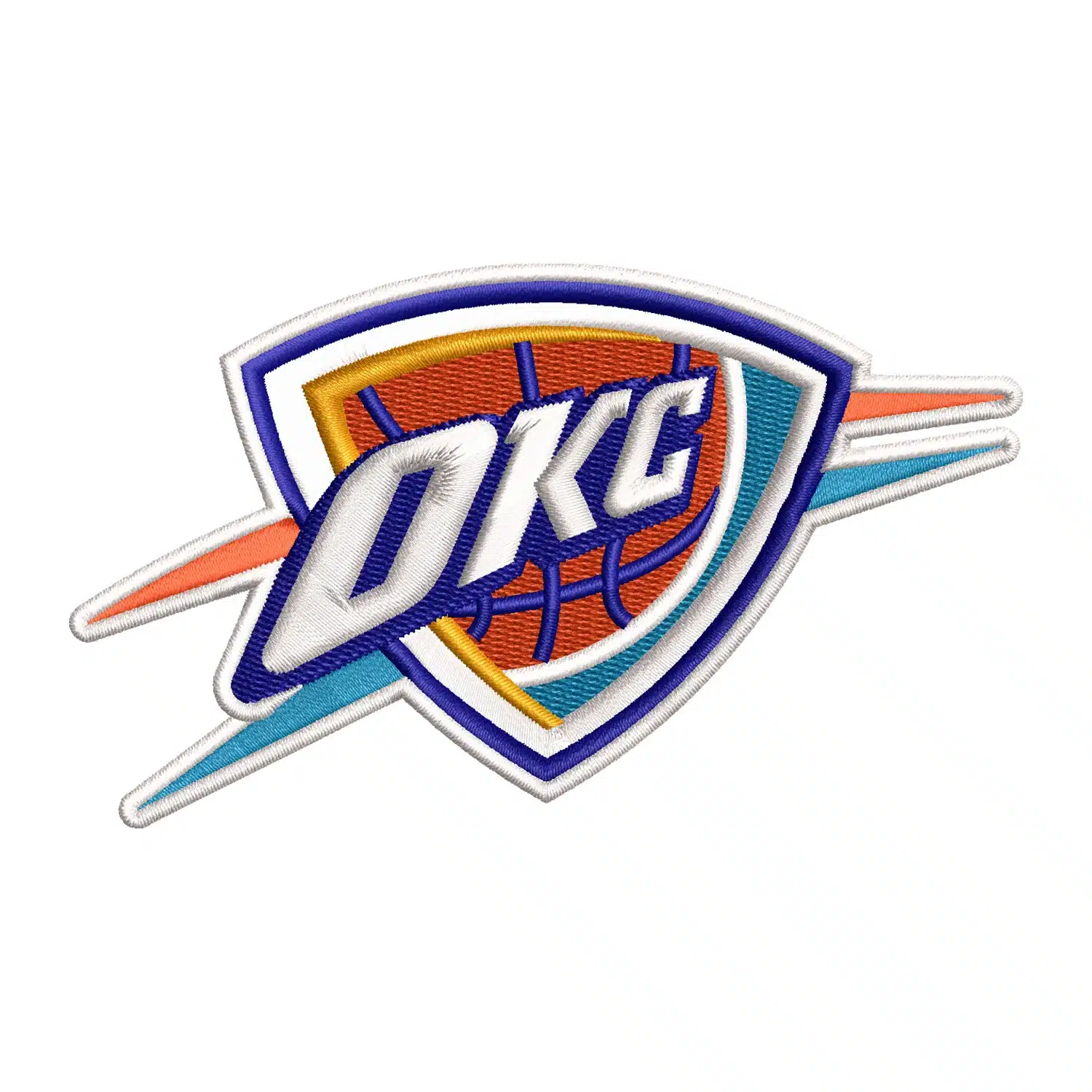 Oklahoma City Thunder Embroidery Design