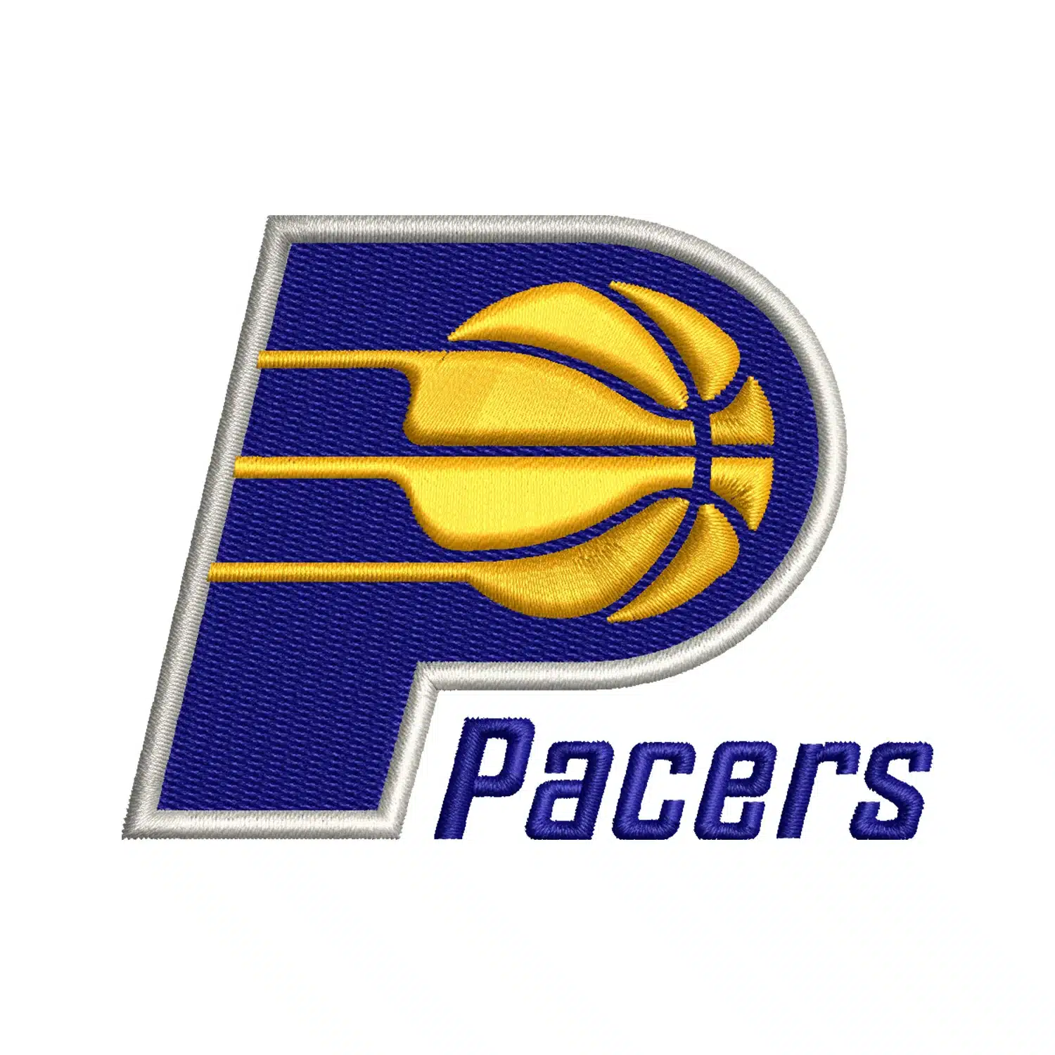 Pacers Logo Embroidery Design Pacers Logo Embroidery Design