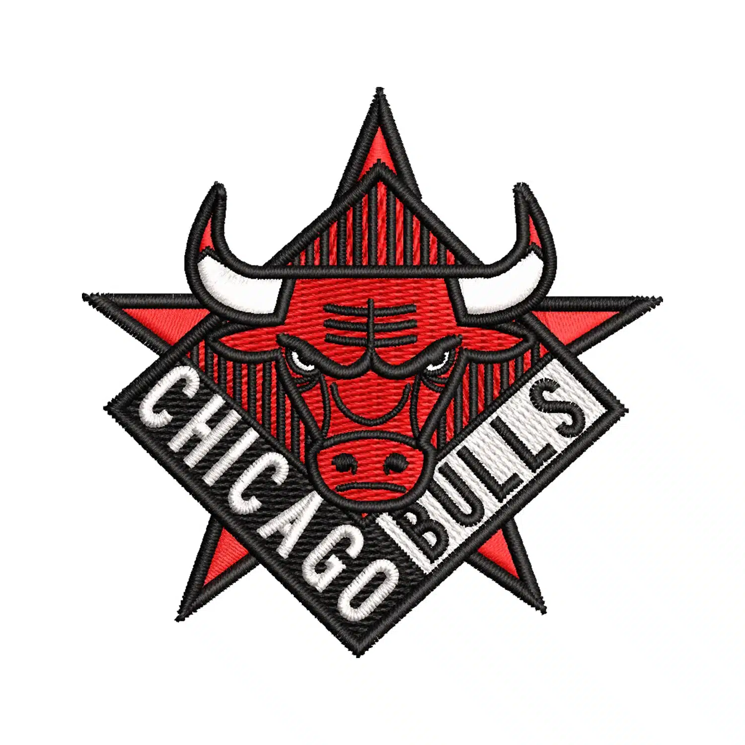 Chicago Bulls Embroidery Design