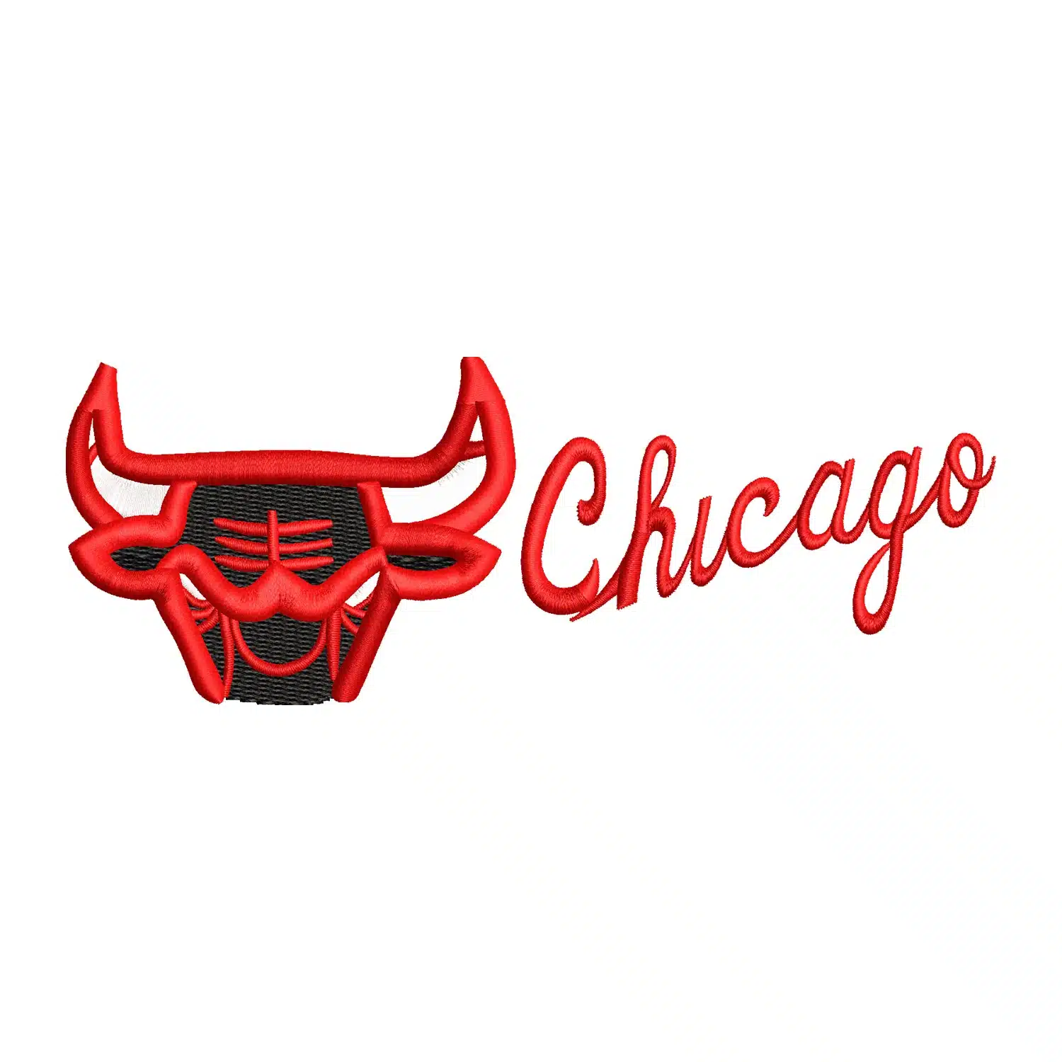 Chicago Bulls Logo Embroidery Design Chicago Bulls Logo Embroidery Design