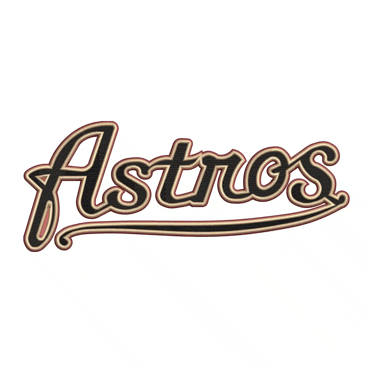 Astros Embroidery Design