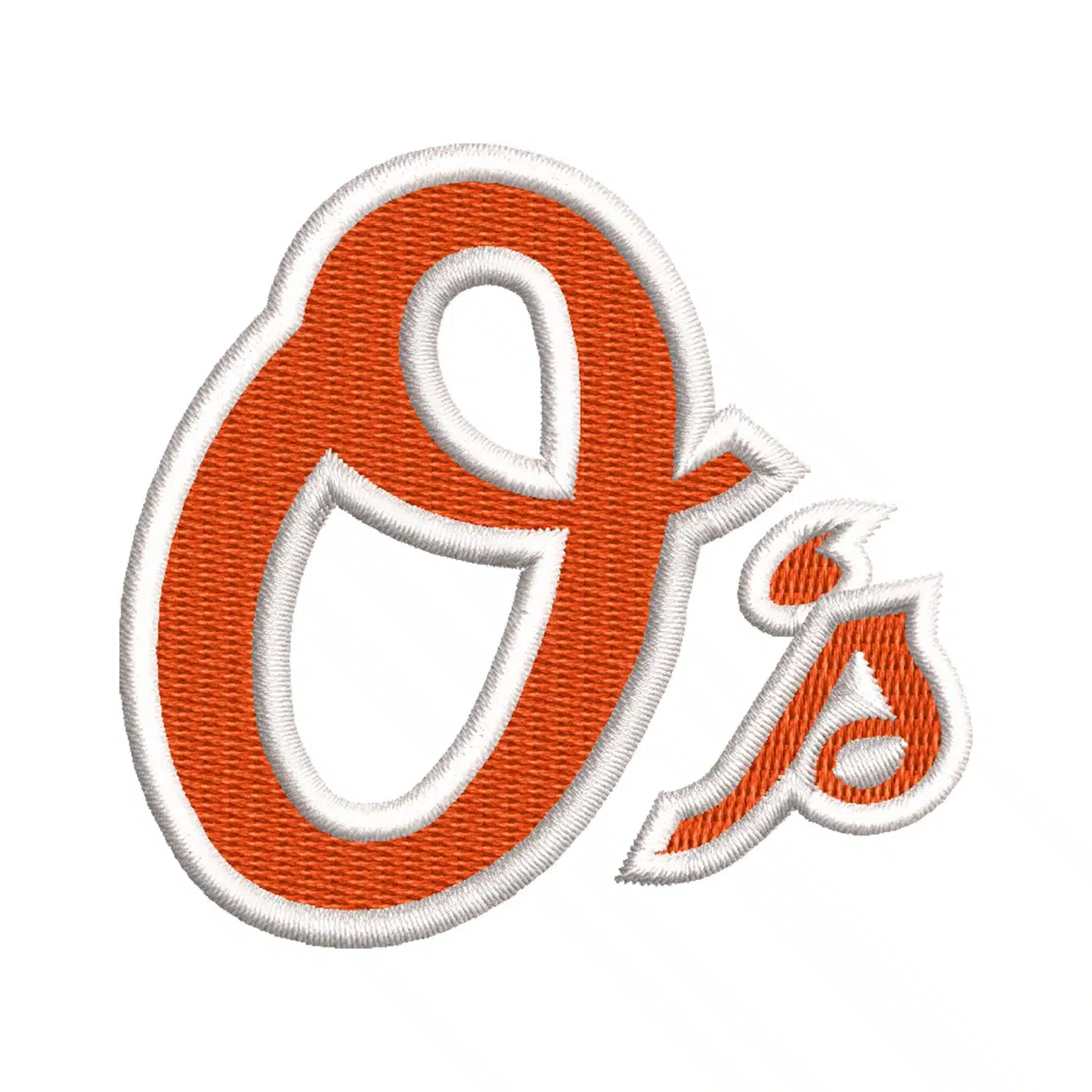 Baltimore Orioles Embroidery Design