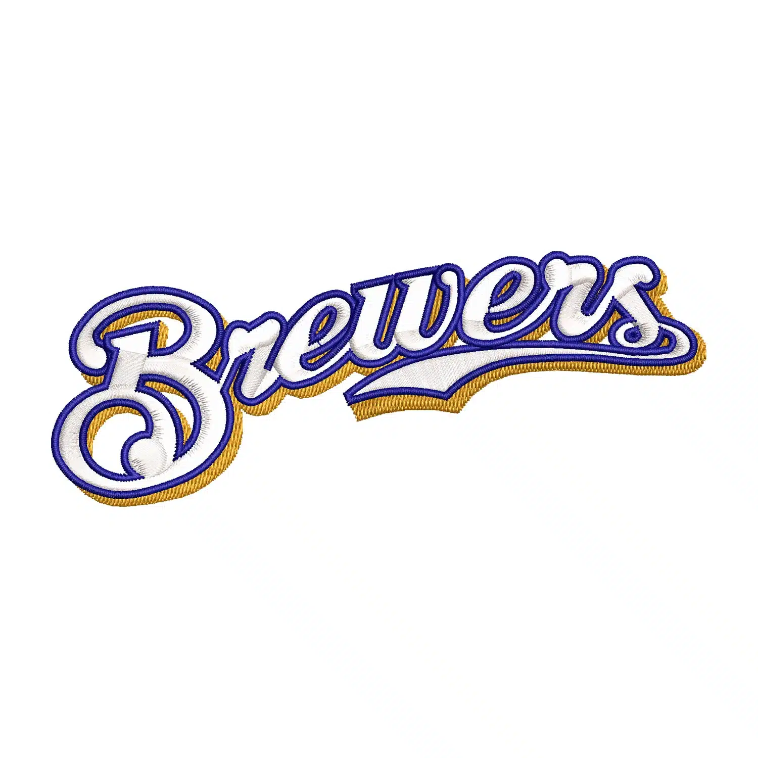 Brewers Embroidery Design
