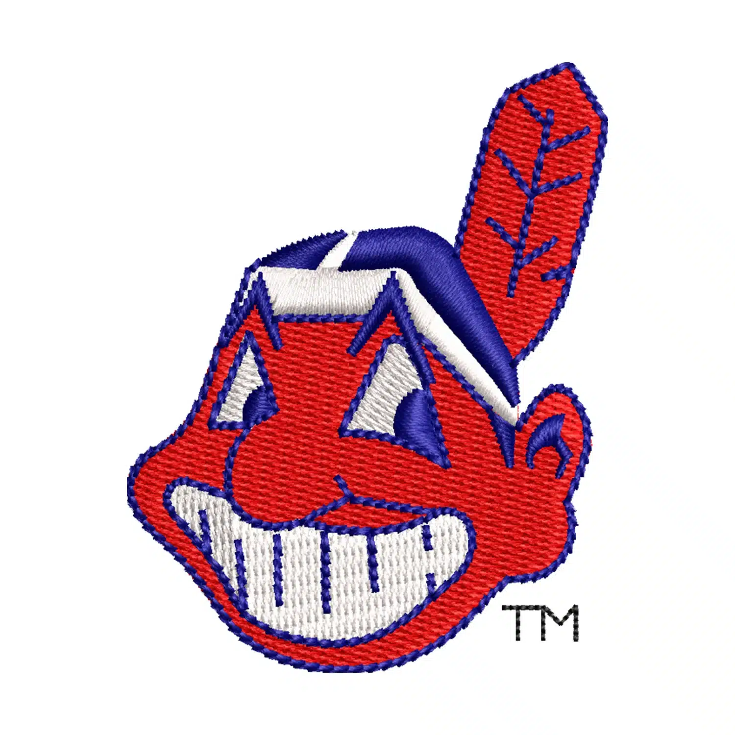 Chief Wahoo Embroidery Design