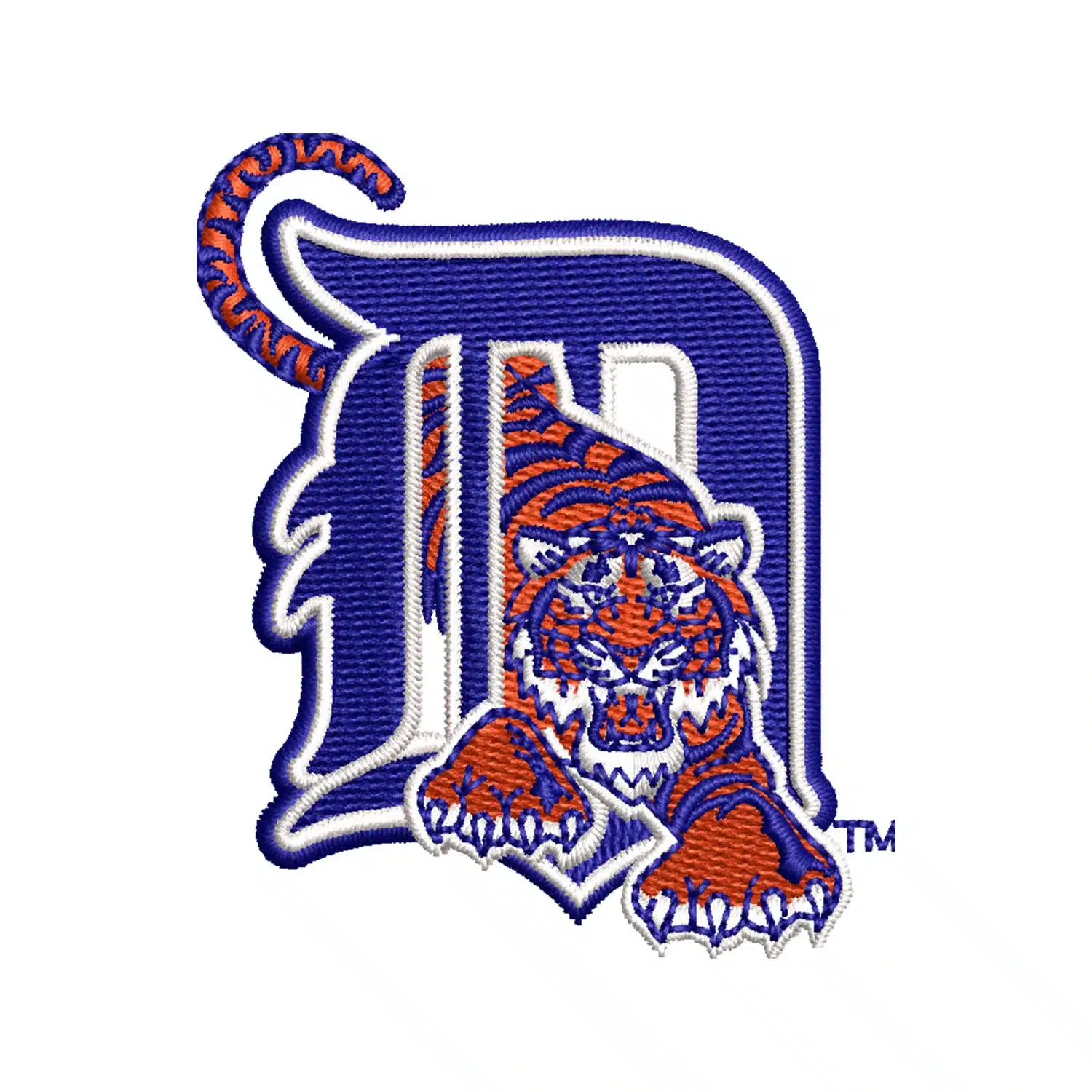 Detroit Tigers Embroidery Design