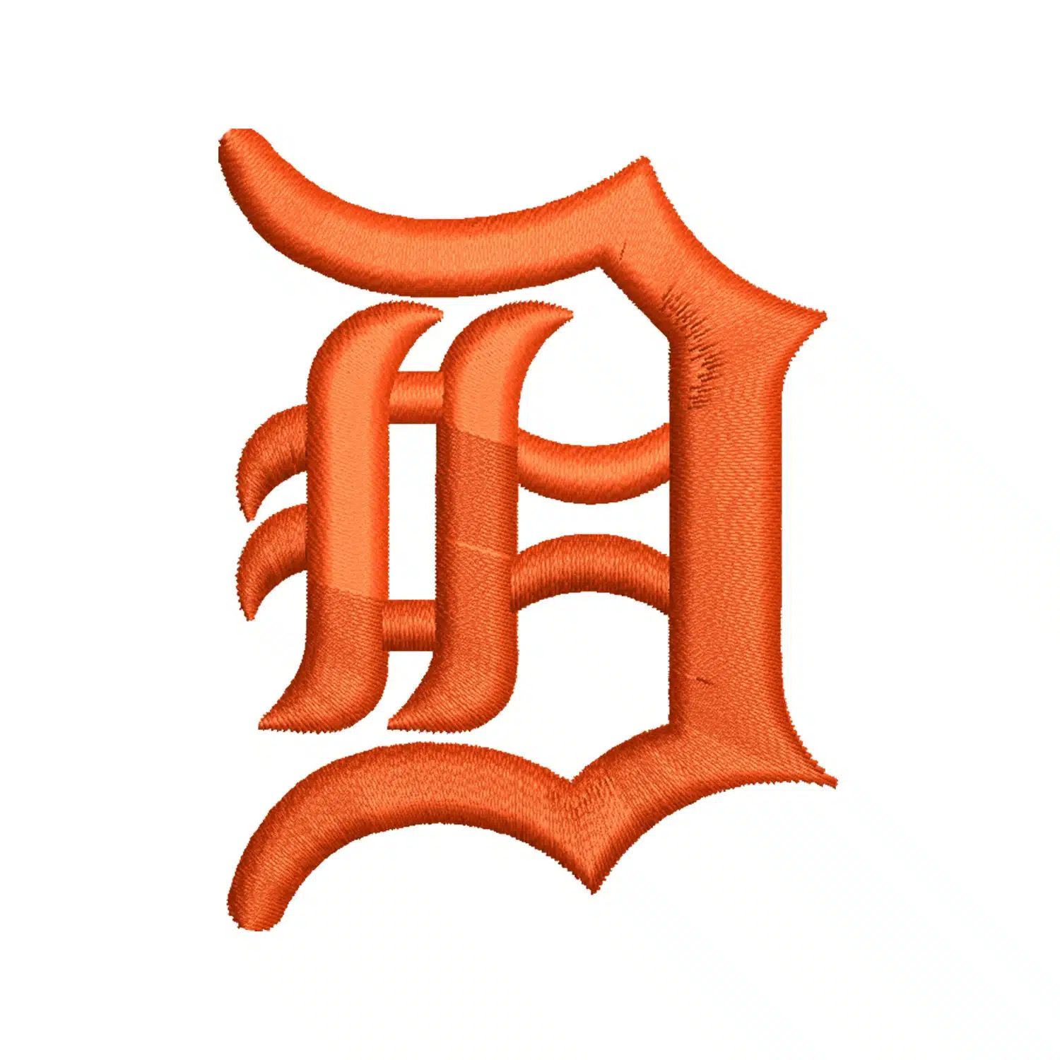 Detroit Tigers Embroidery Design