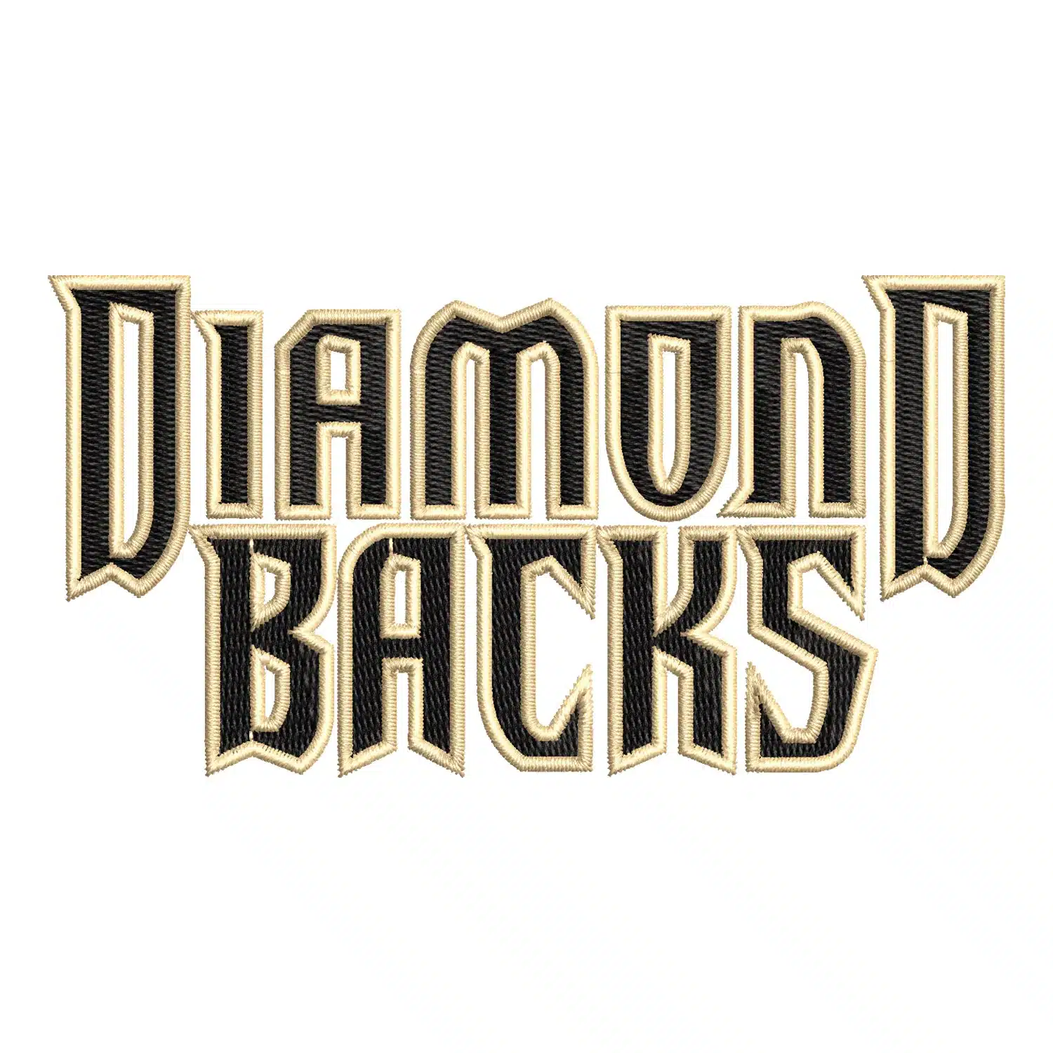 Diamond Backs Embroidery Design