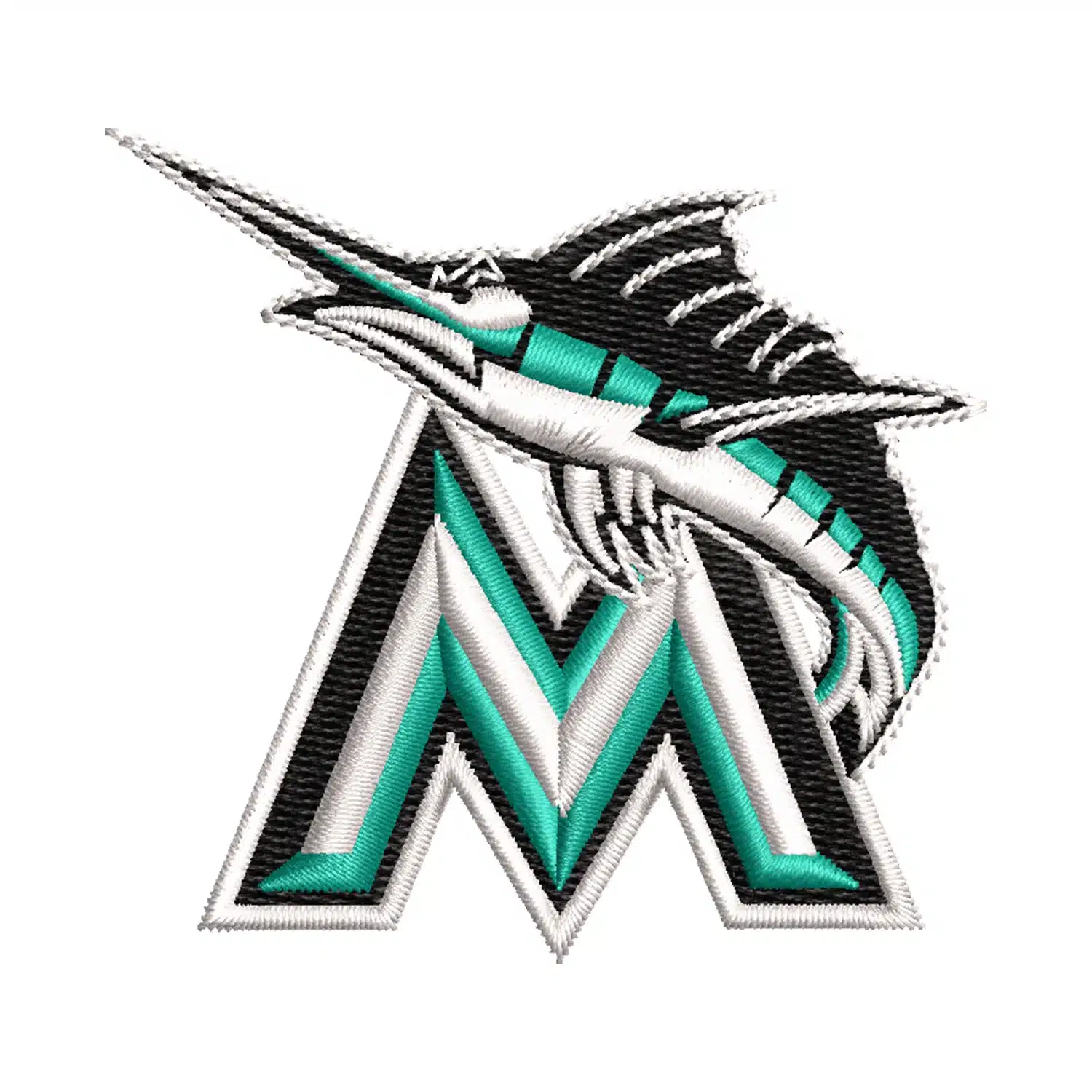 Florida Marlins Embroidery Design