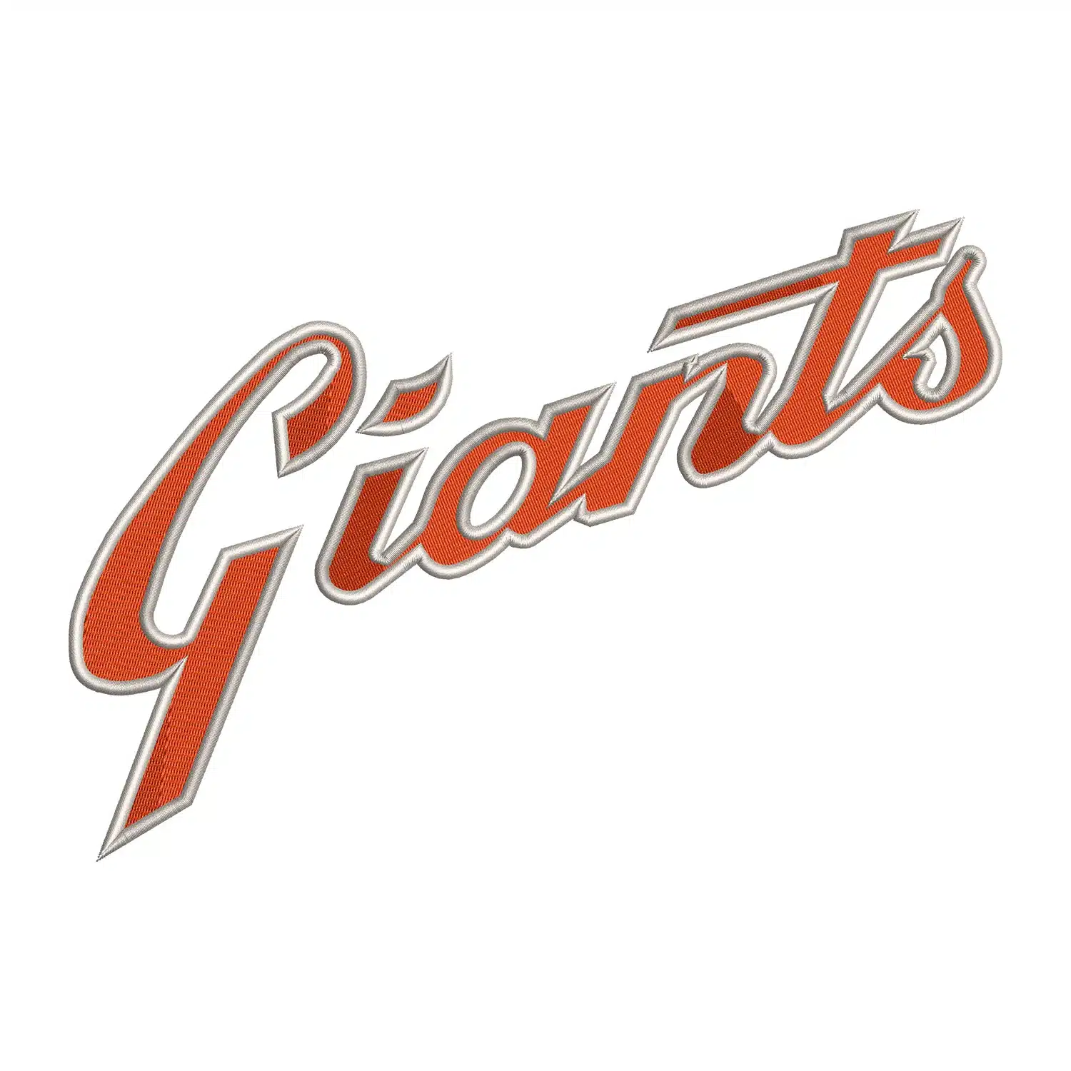 Giants Embroidery Design