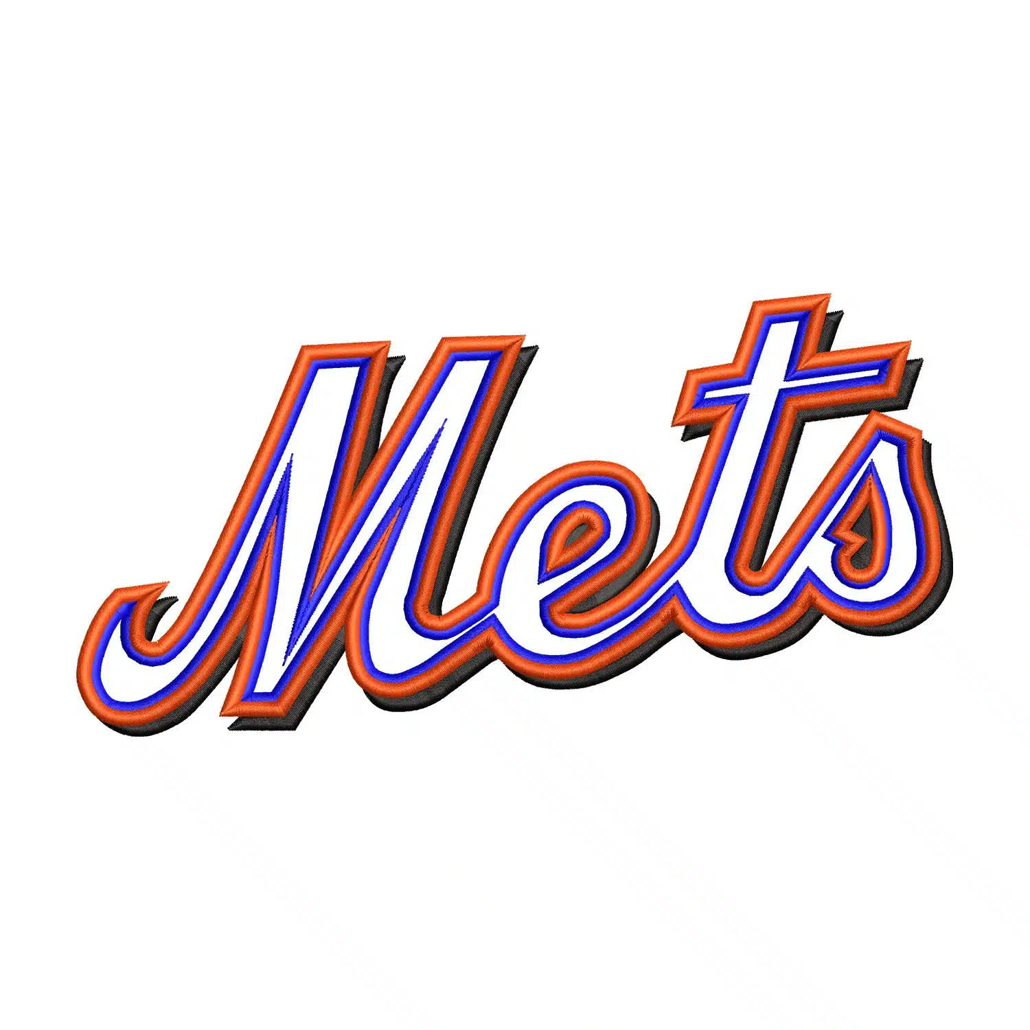 Mets Embroidery Design