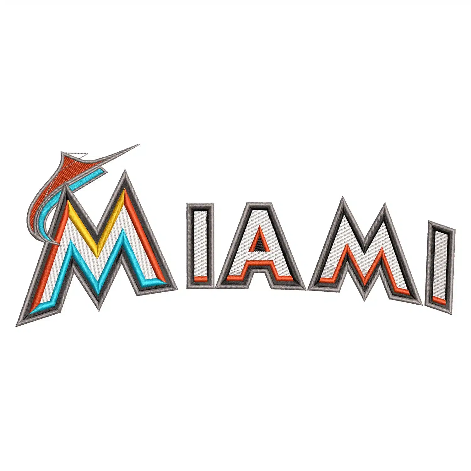 Miami Embroidery Design