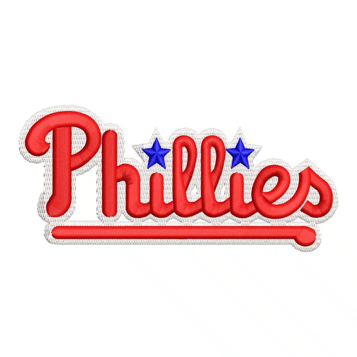 Phillies Embroidery Design