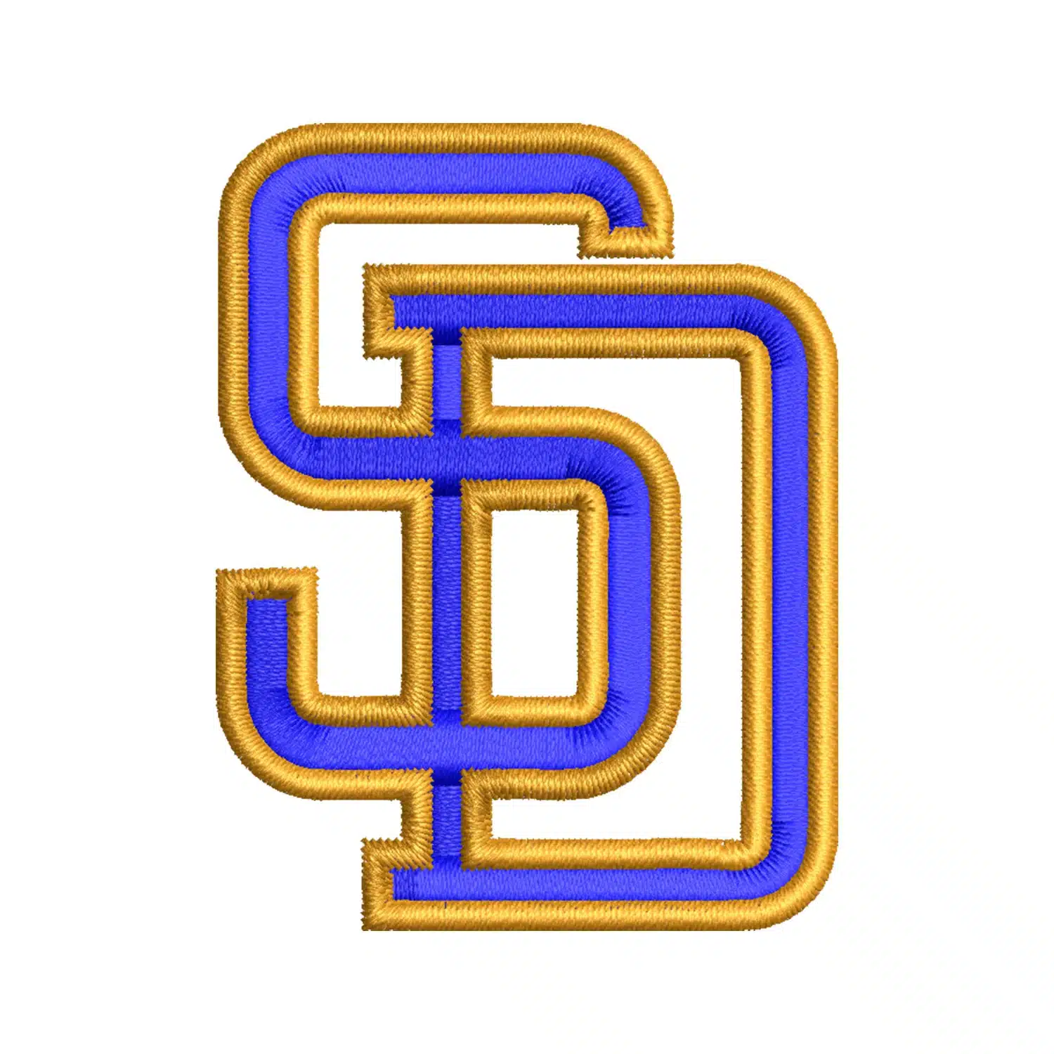 San Diego Padres Embroidery Design