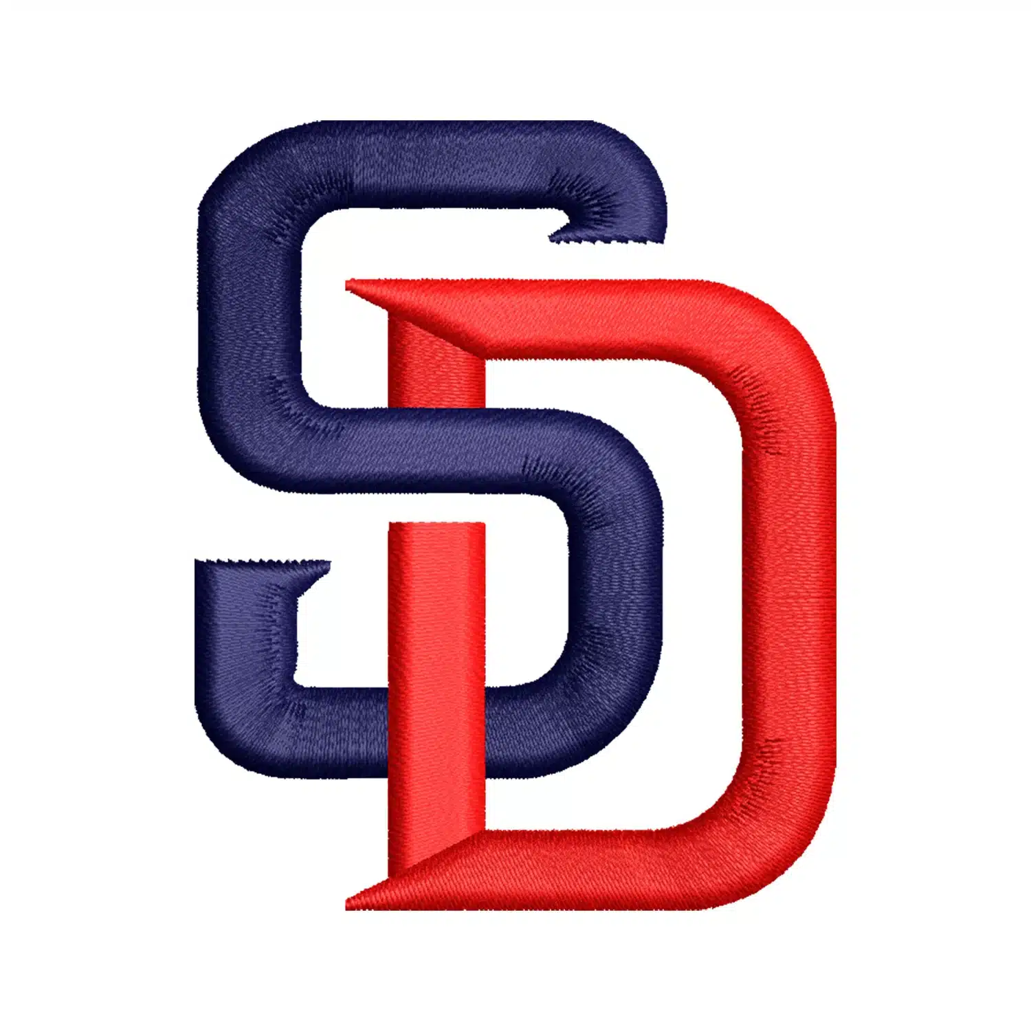 San Diego Padres Embroidery Design