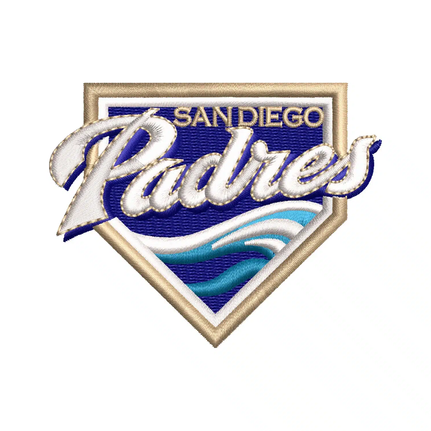 San Diego Padres Embroidery Design