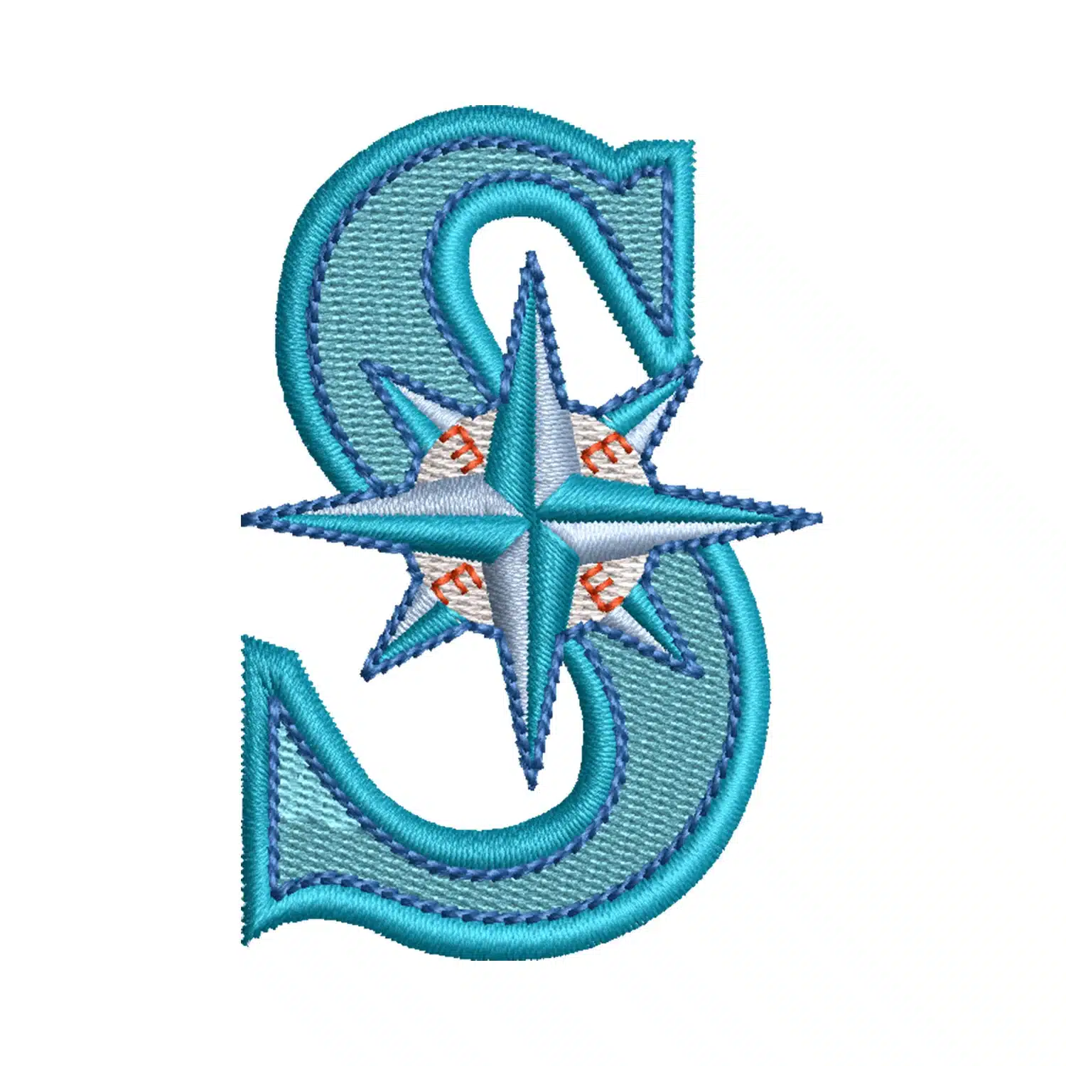 Seattle Mariners Embroidery Design