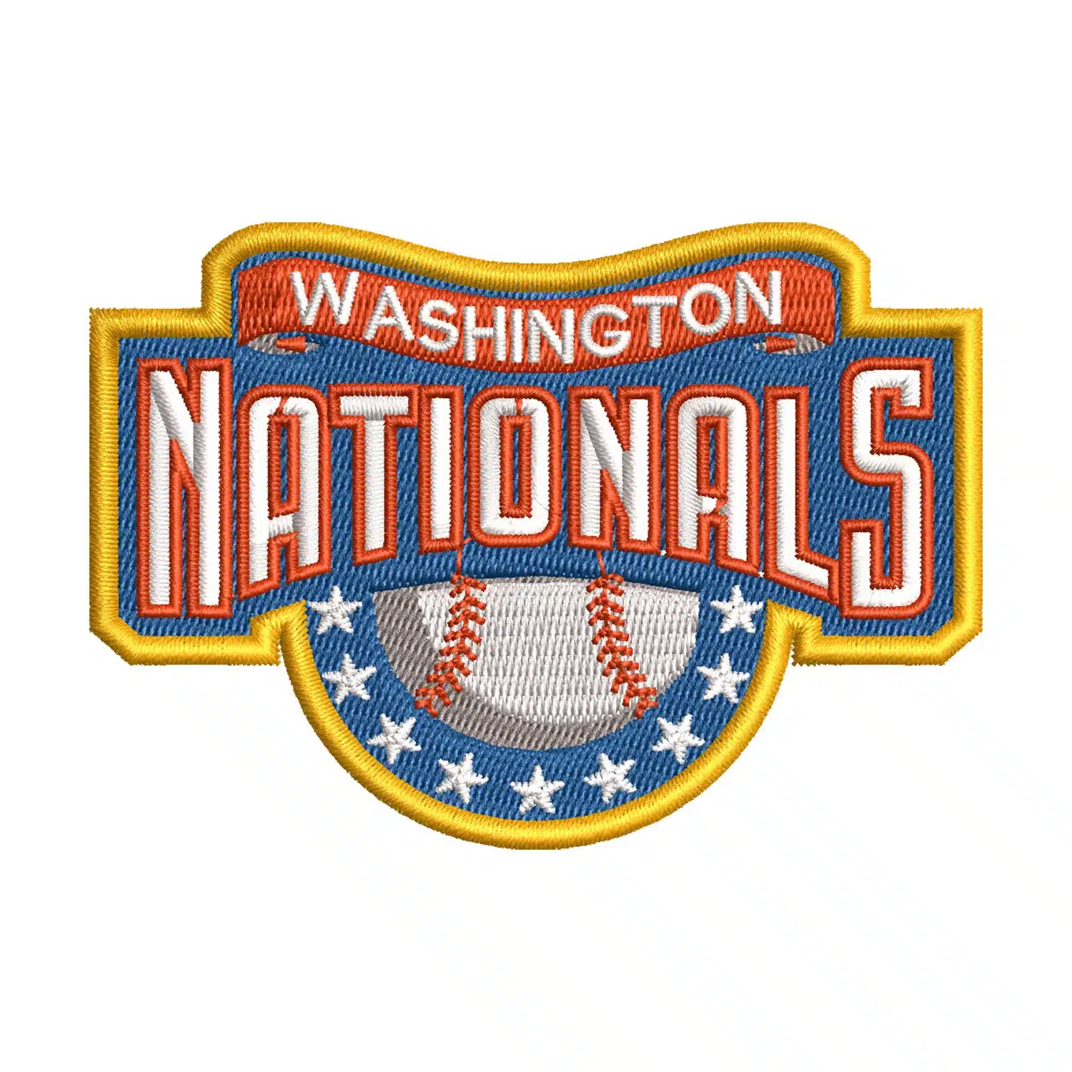 Washington Nationals Embroidery Design