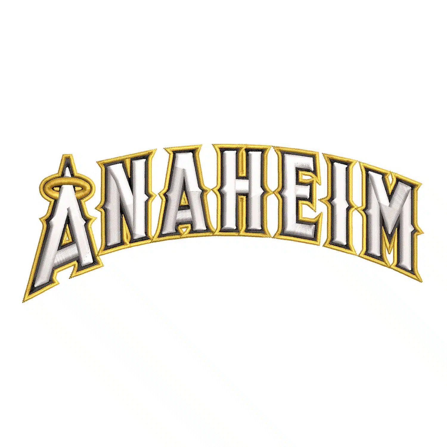 Anaheim Angels Logo Embroidery Design