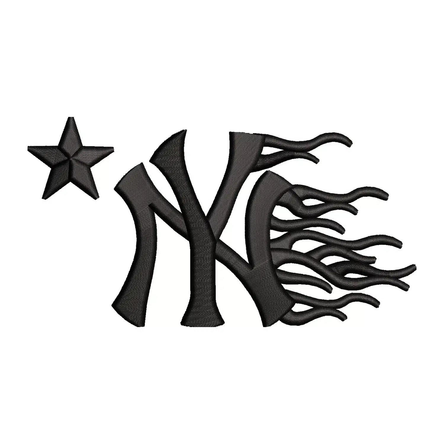 New York Yankees Logo Embroidery Design