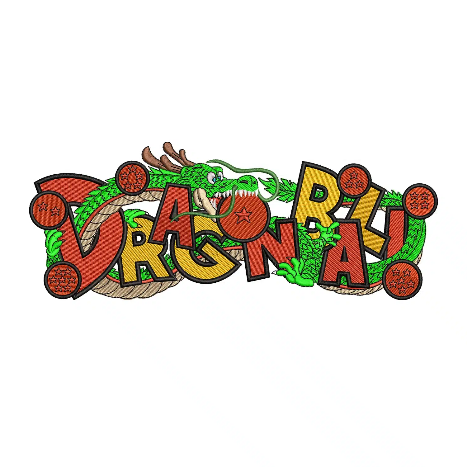 Dragon Ball Embroidery Design