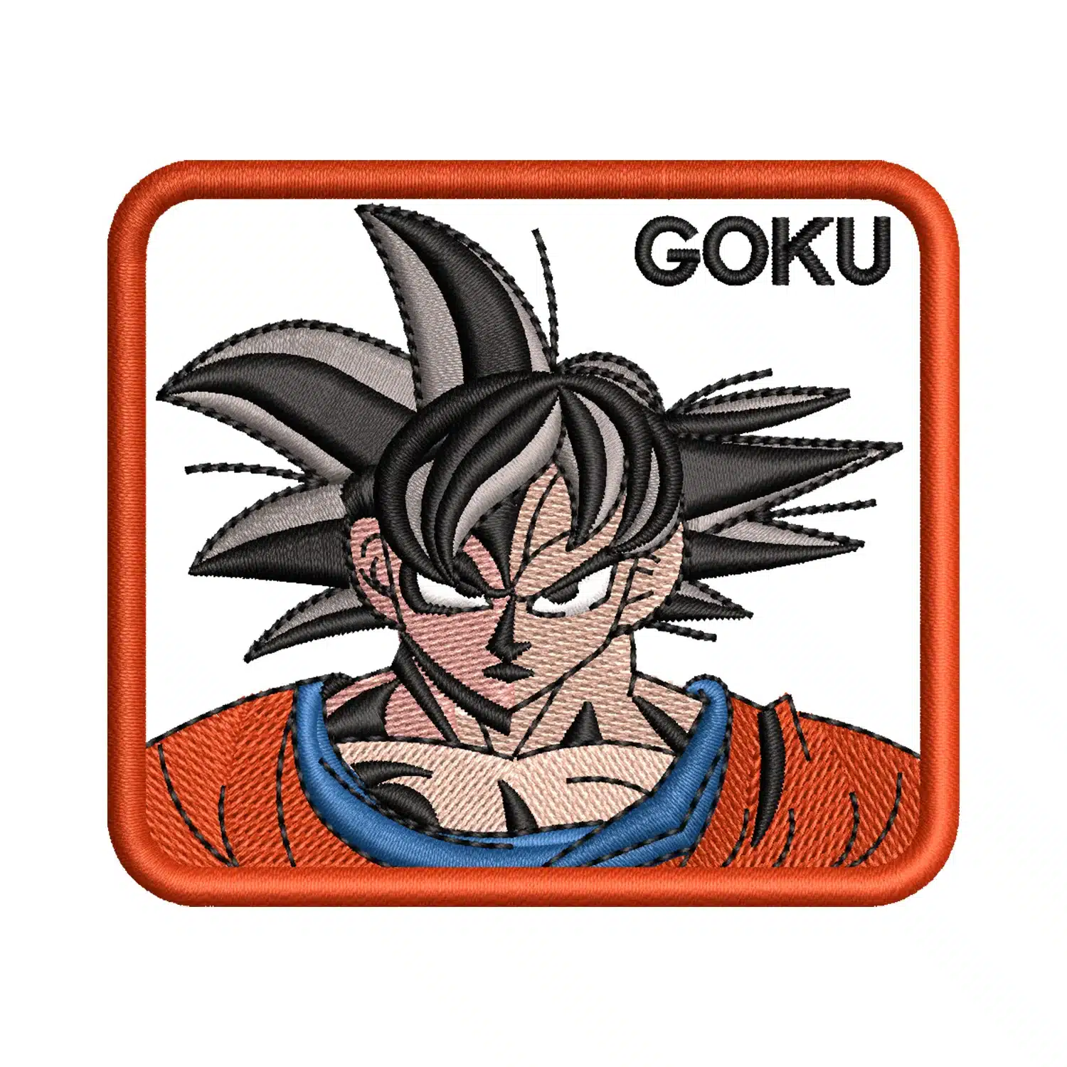 Goku Embroidery Design