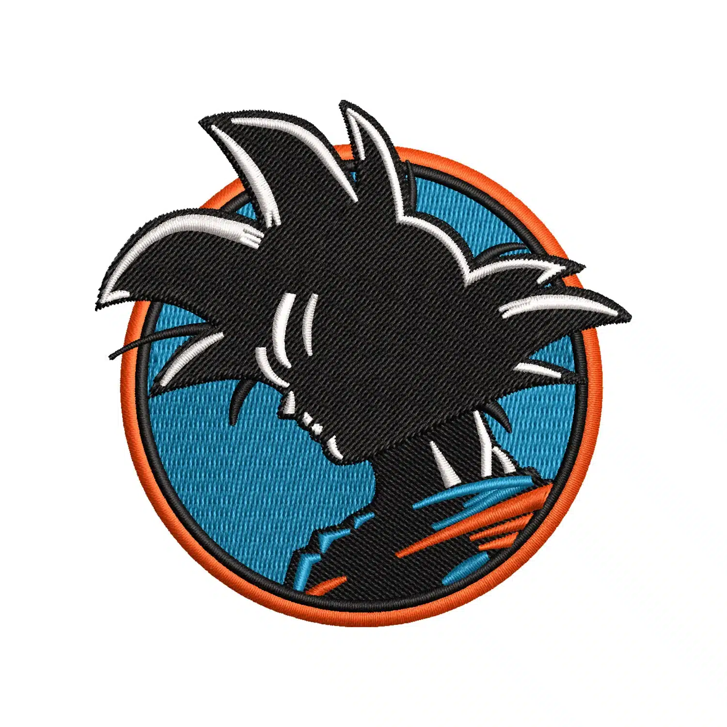 Goku Embroidery Design