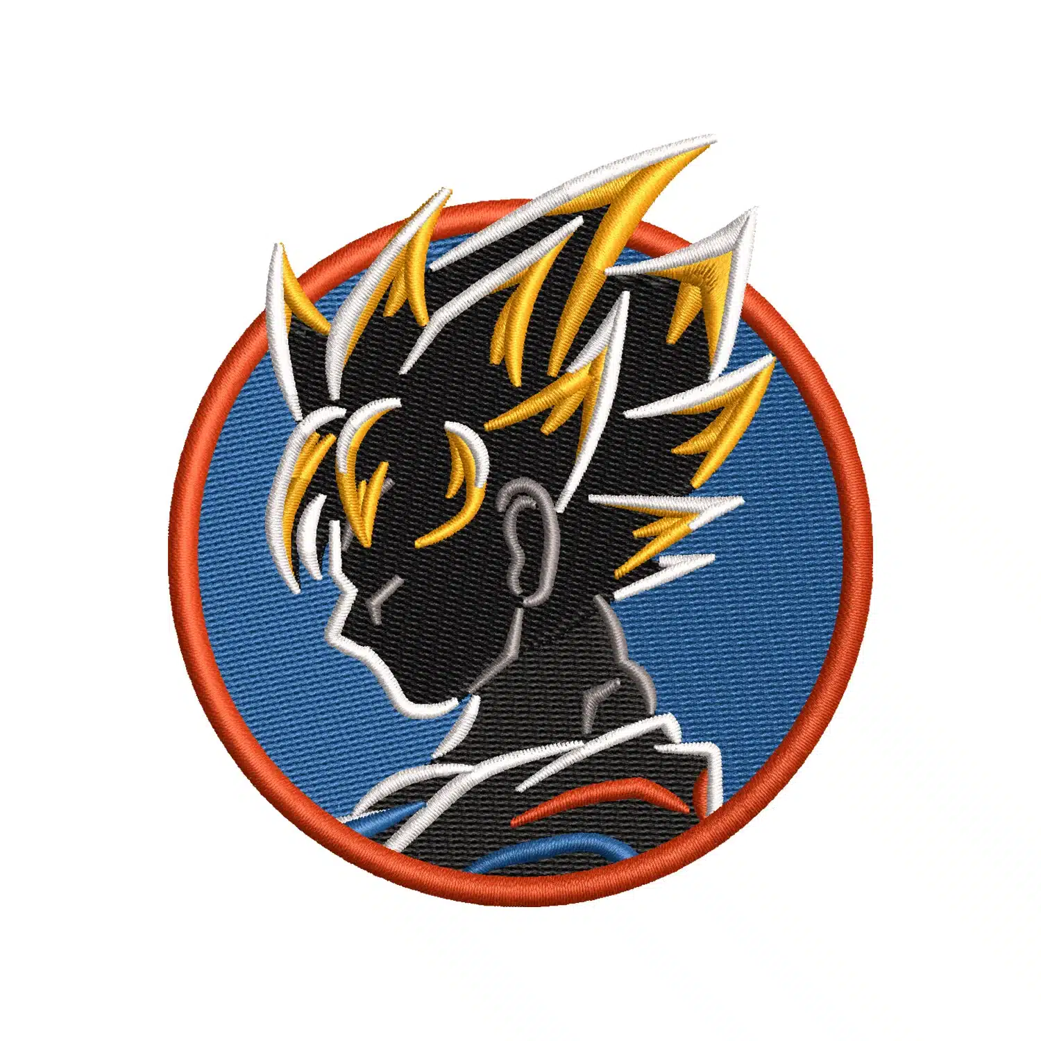 Goku Embroidery Design