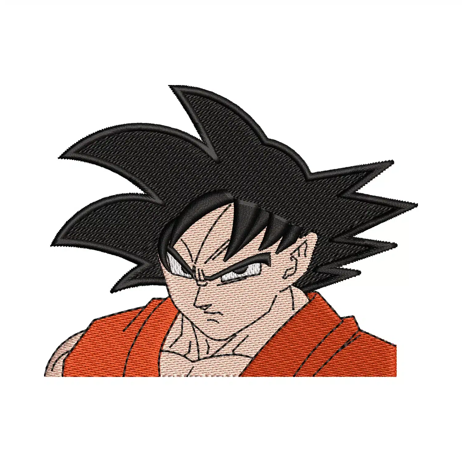 Goku Embroidery Design