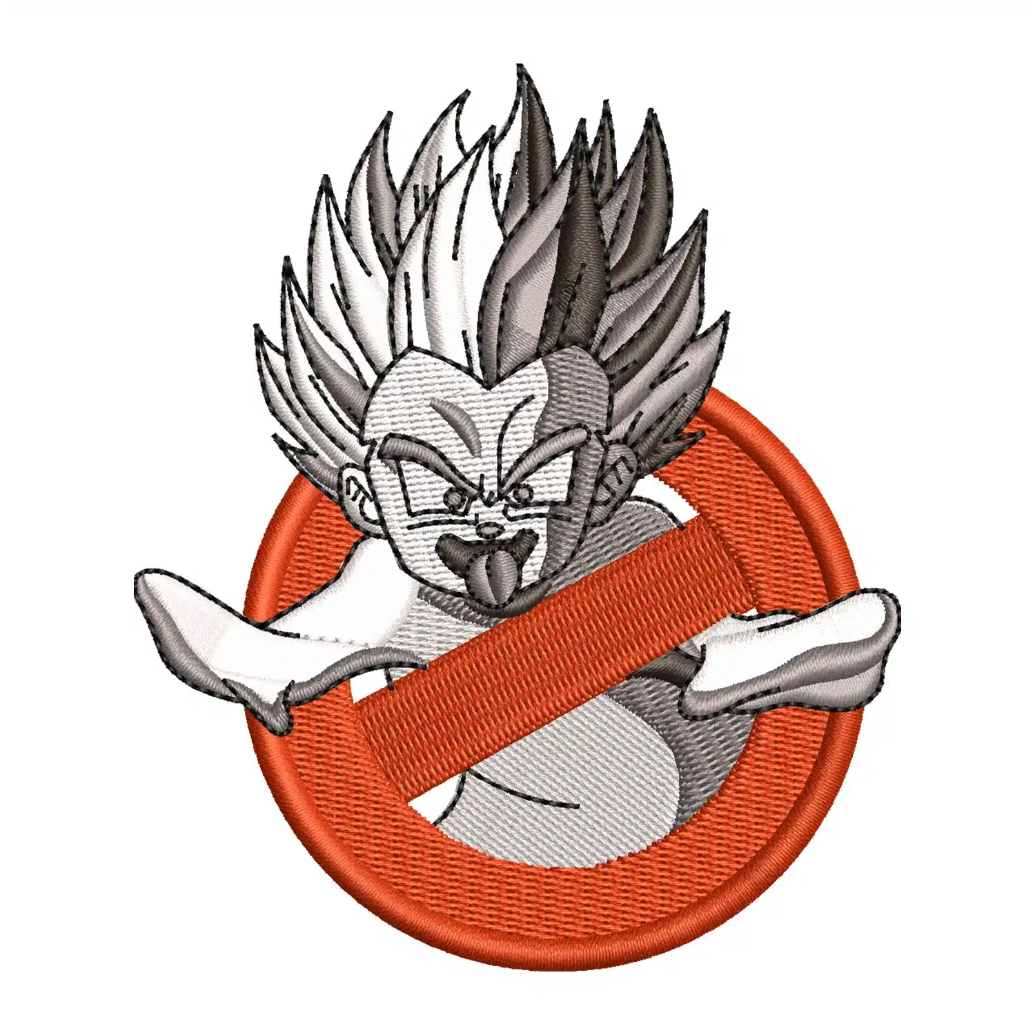Kamikaze Ghost Embroidery Design