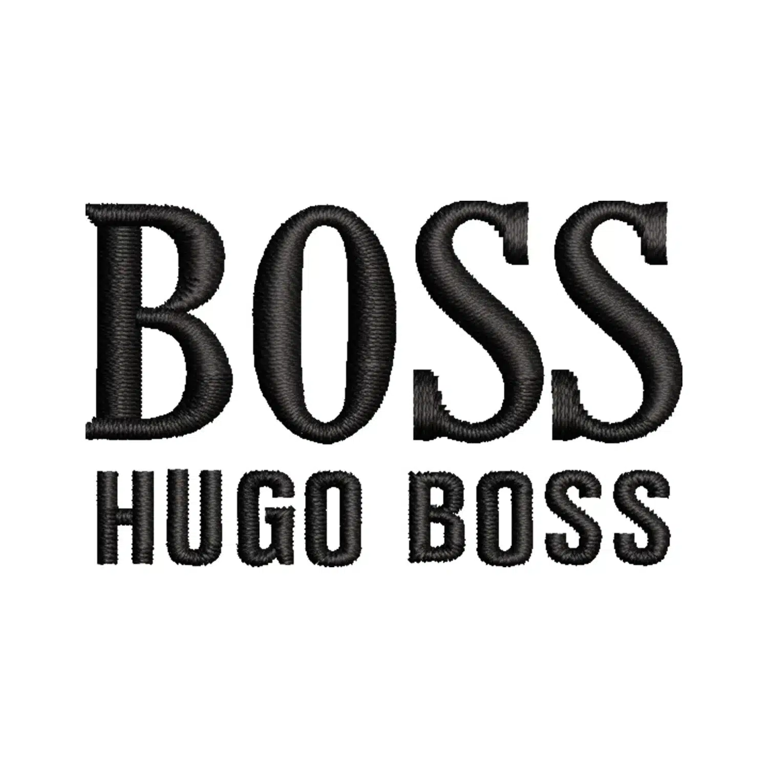 Boss Hugo Boss Logo Embroidery Design