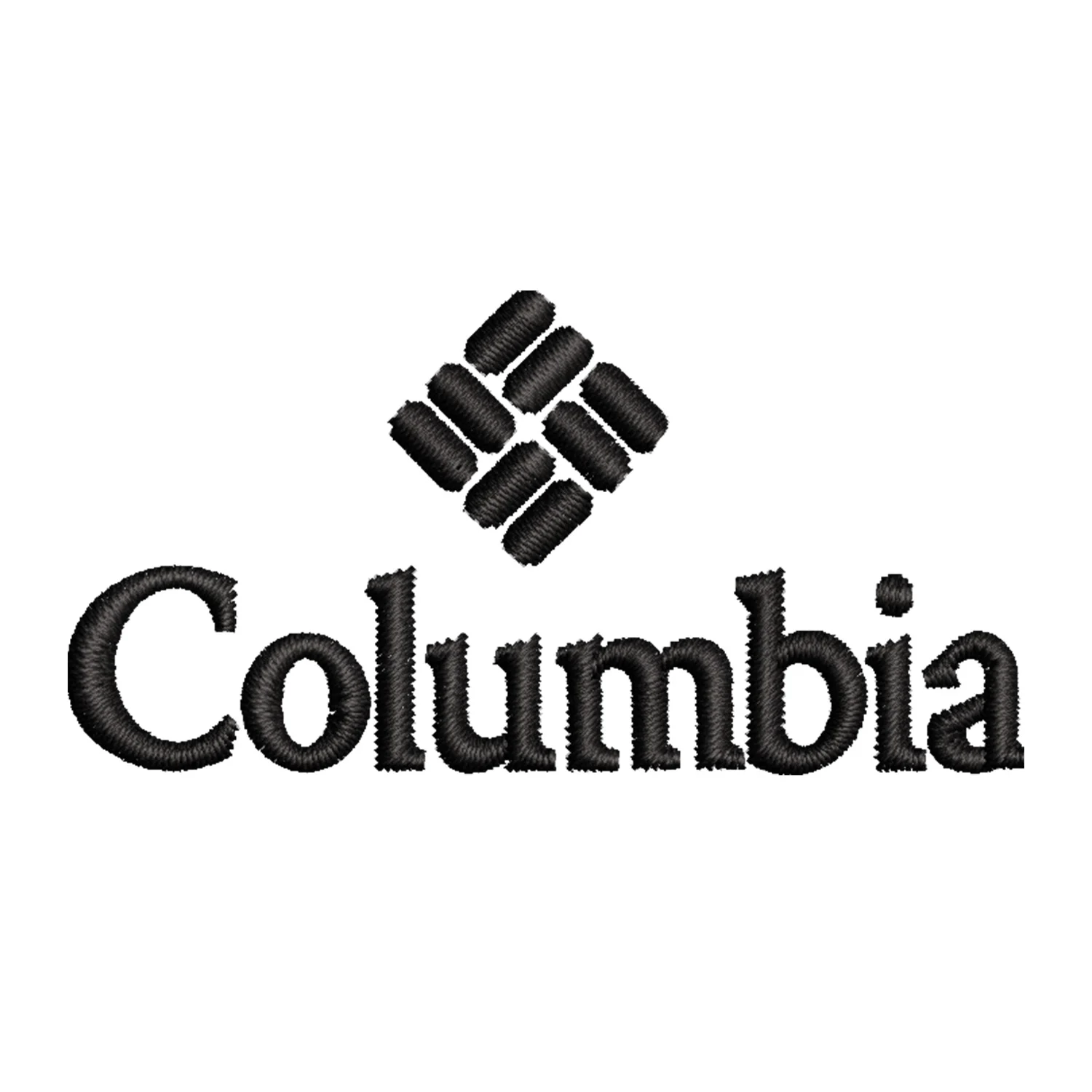 Columbia Logo Embroidery Design Columbia Logo Embroidery Design