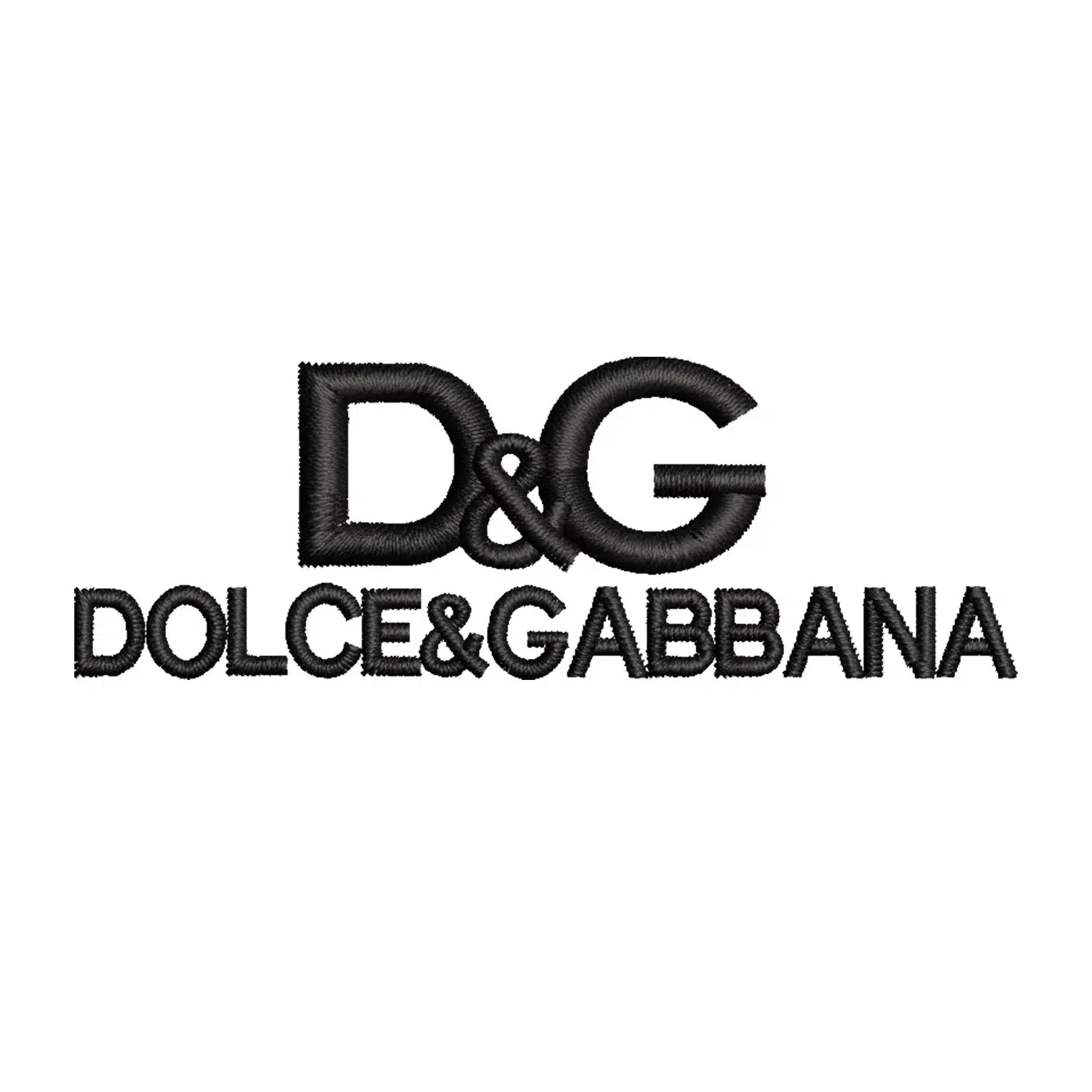 D&G Logo Embroidery Design