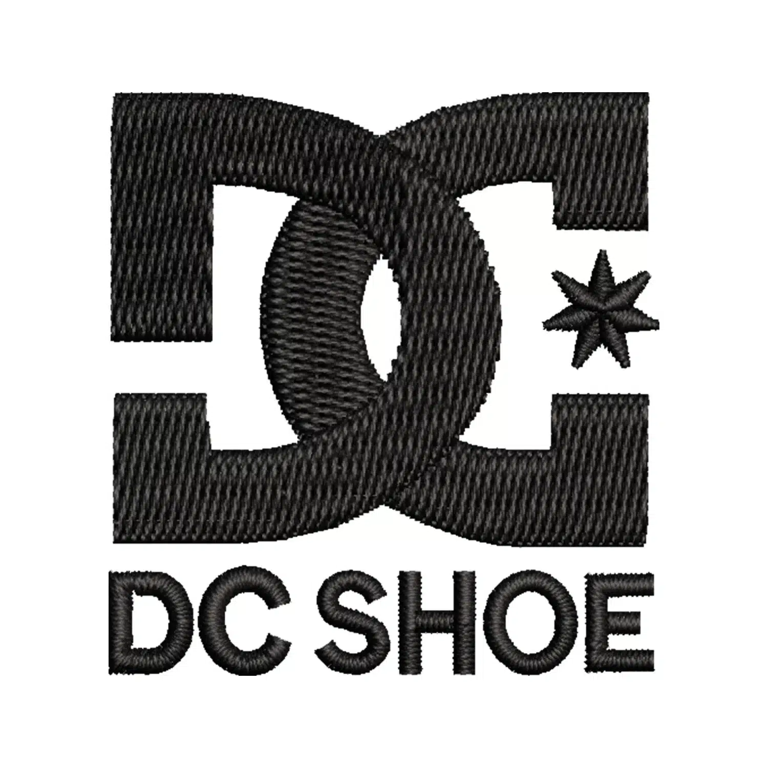 DC Shoe Embroidery Design