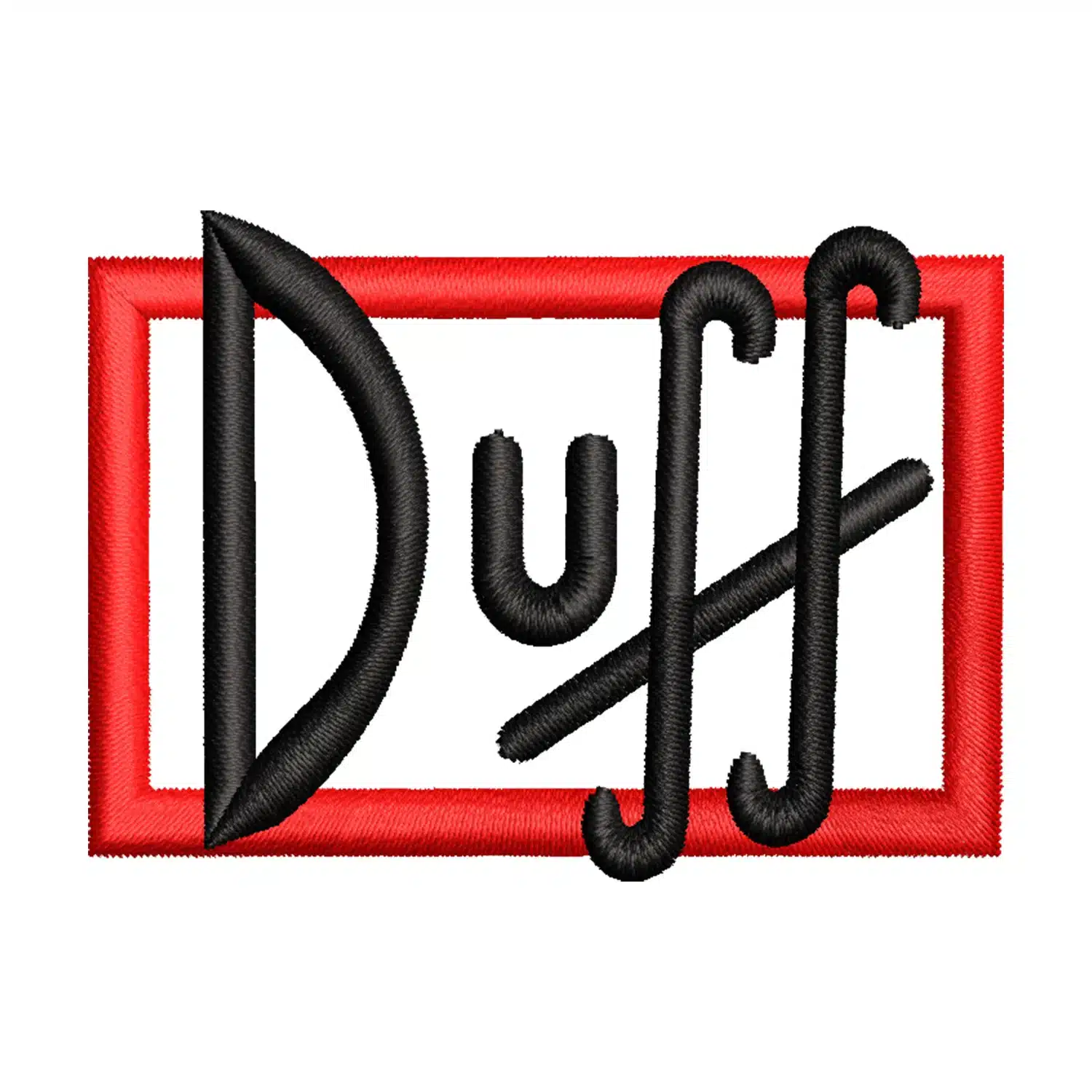 Duff Logo Embroidery Design
