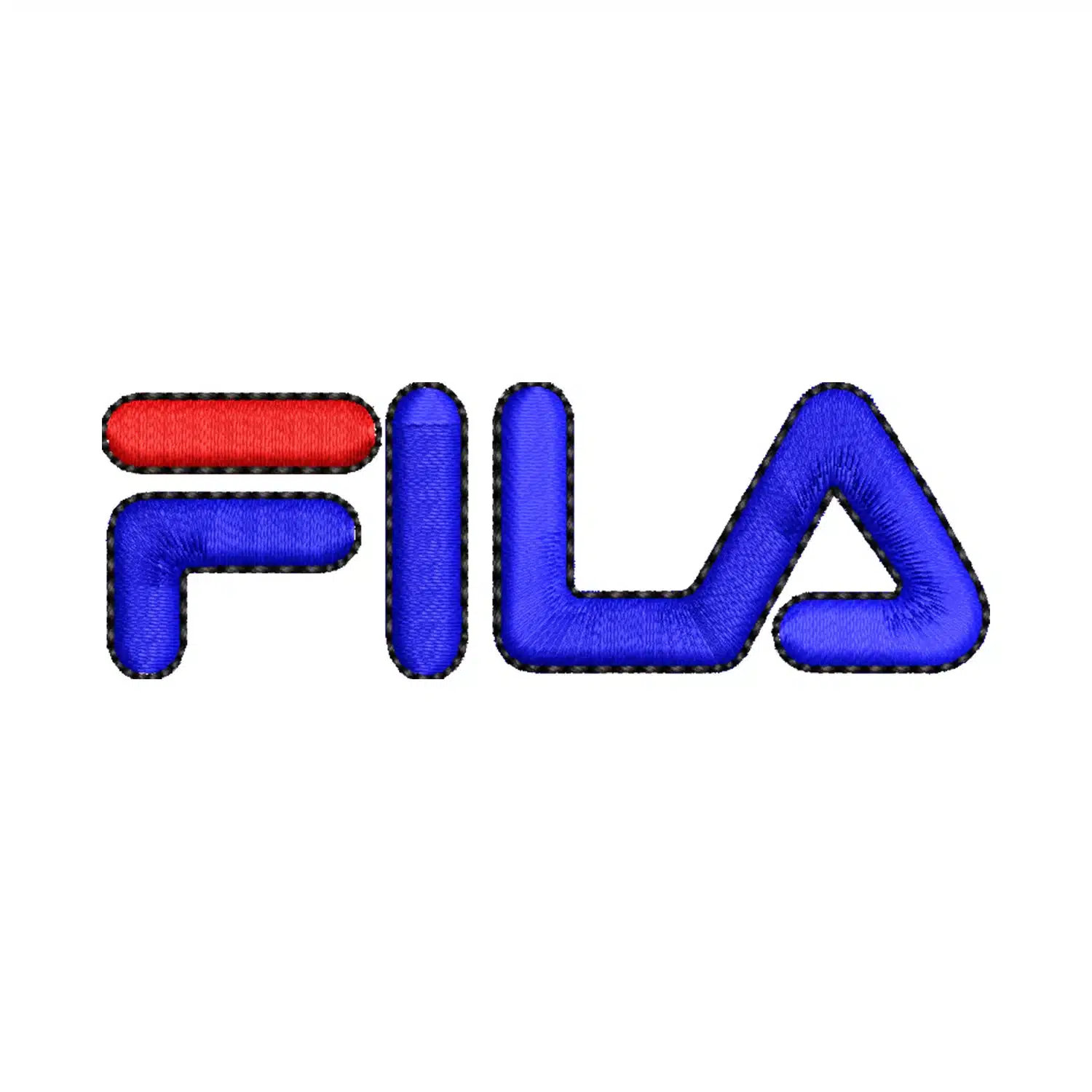 Fila Logo Embroidery Design