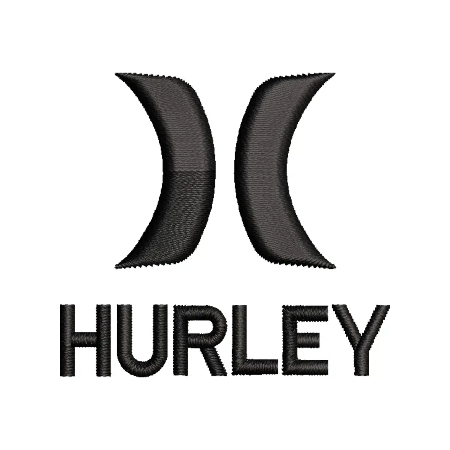 Hurley Logo Embroidery Design
