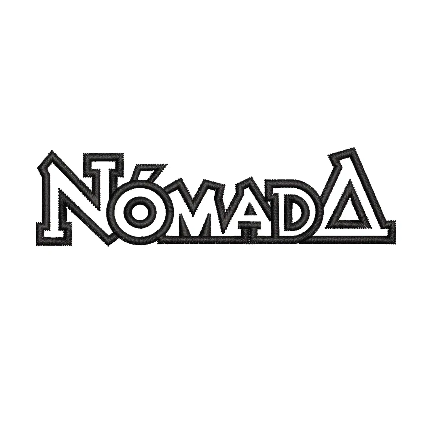 Nomada Logo Embroidery Design