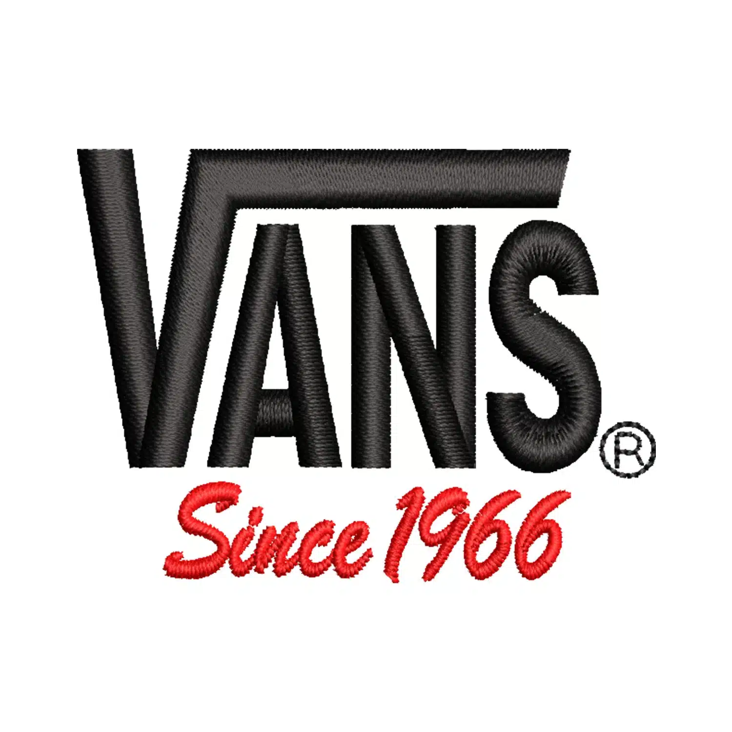 Vans Logo Embroidery Design
