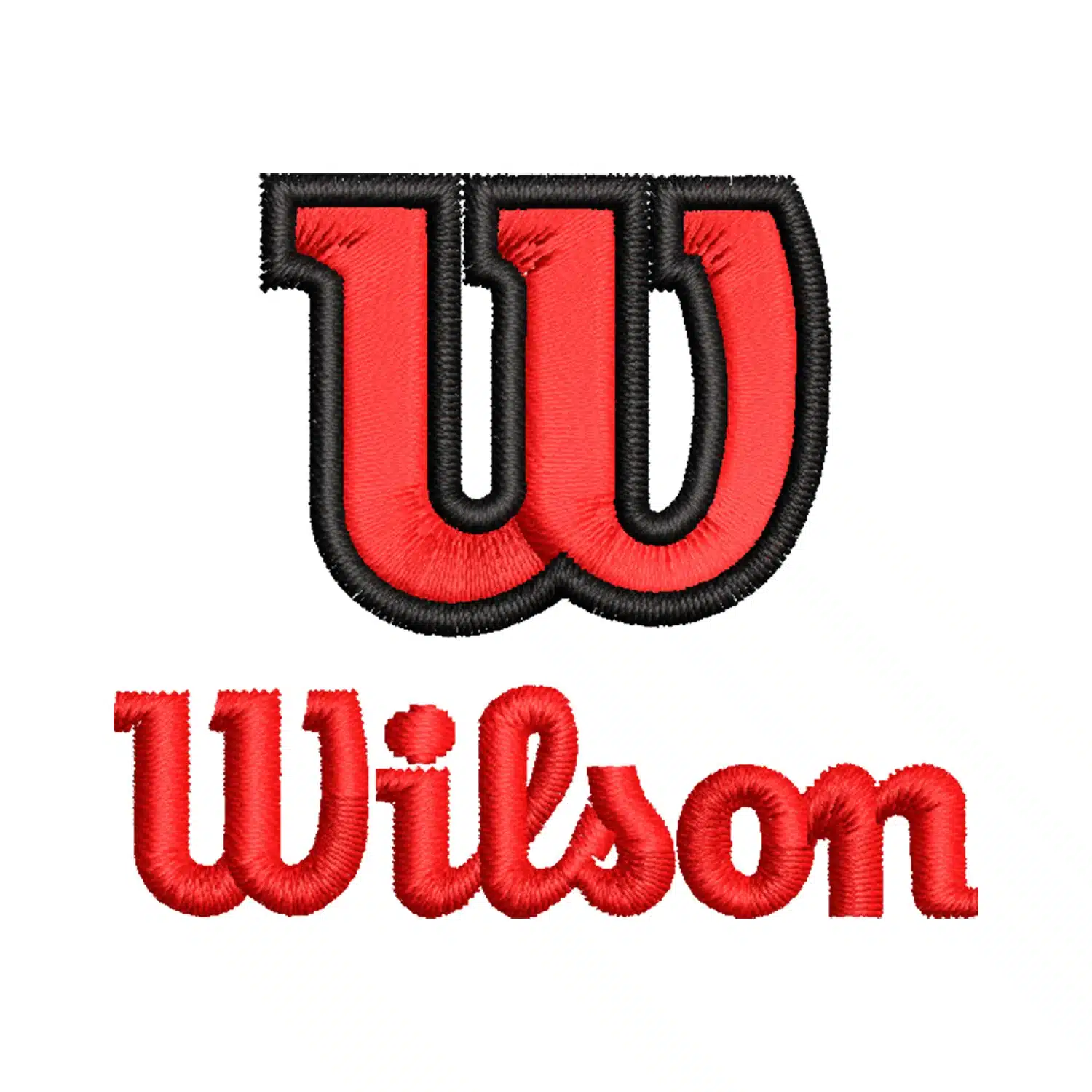 Wilson Logo Embroidery Design
