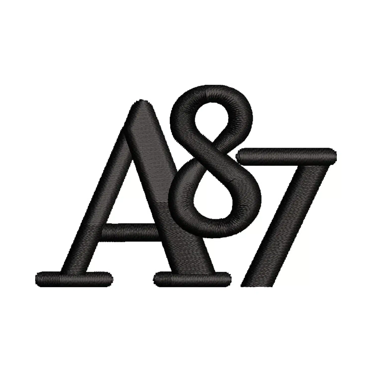 A87 Logo Embroidery Design