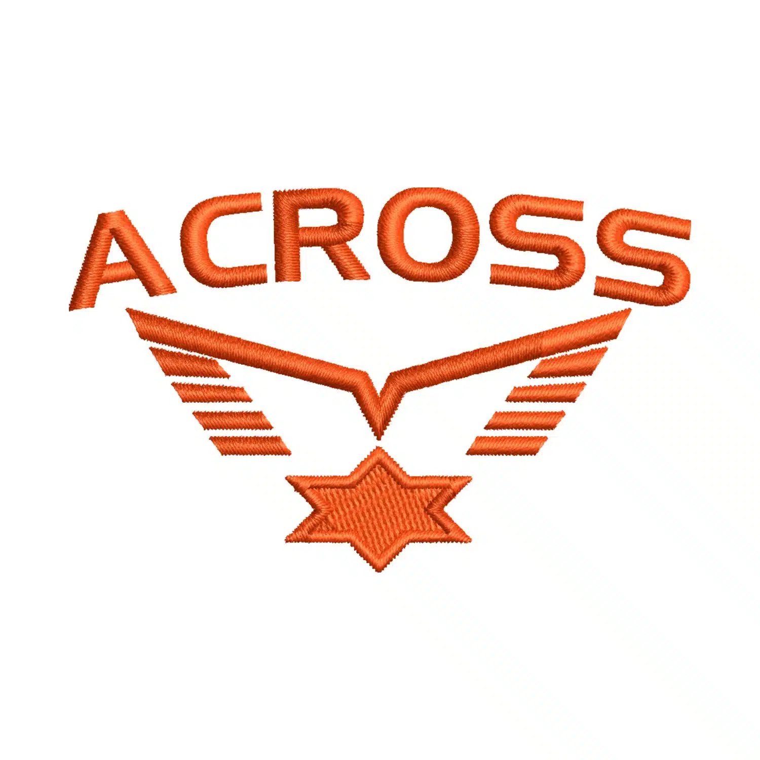 Across Logo Embroidery Design