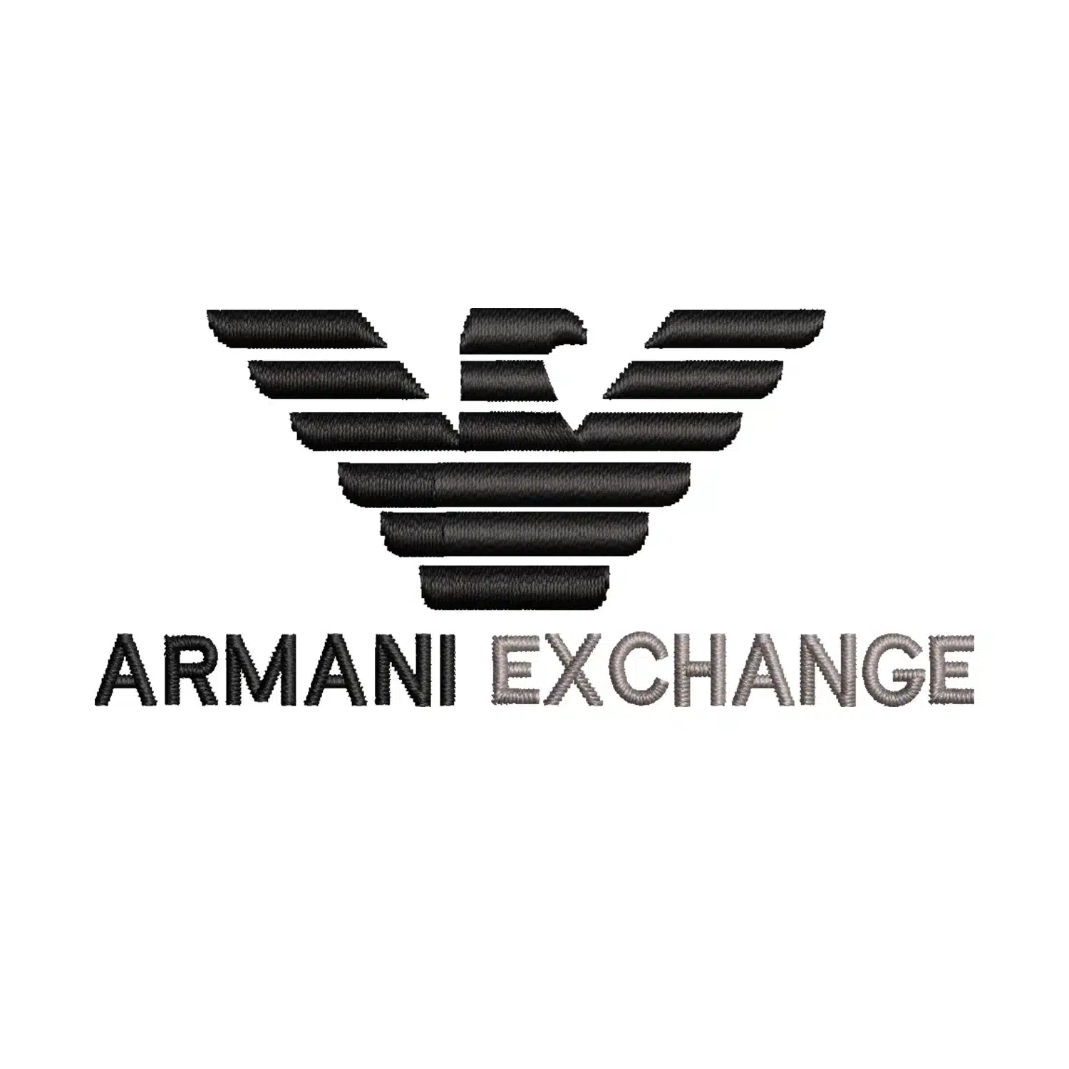 Armani Exchange Logo Embroidery Design