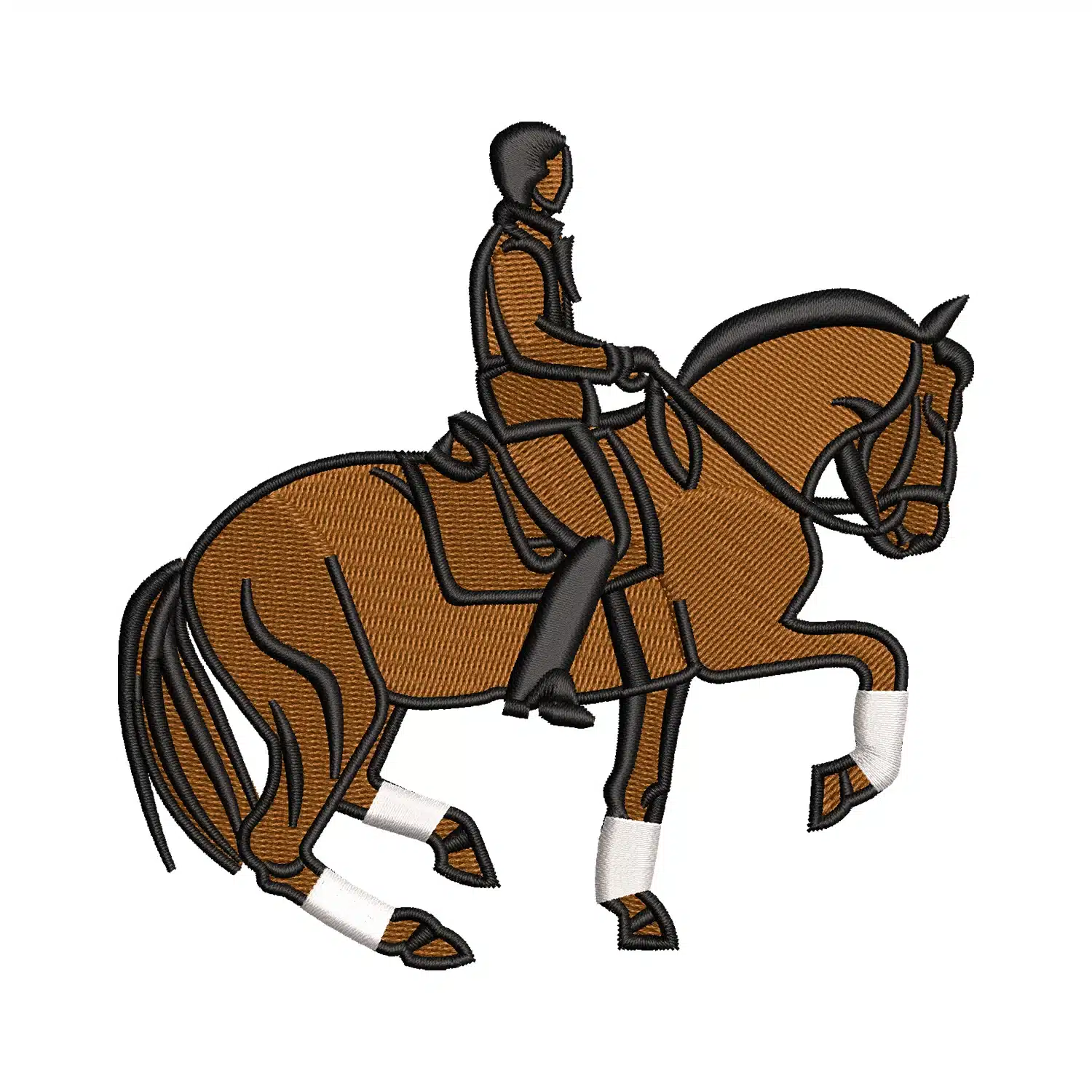 Horse Rider Embroidery Design Horse Rider Embroidery Design