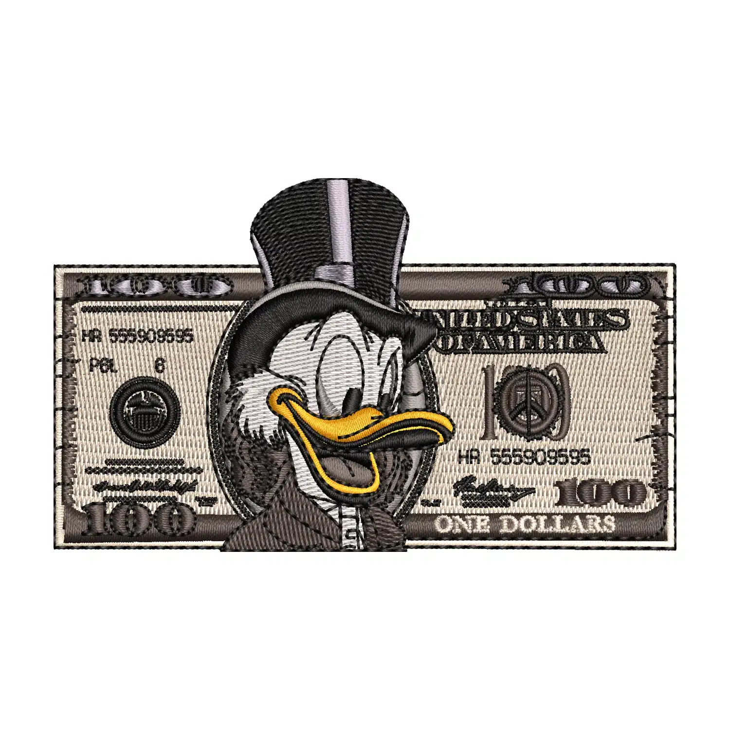 Home 163 Scrooge McDuck Dollar Embroidery Design